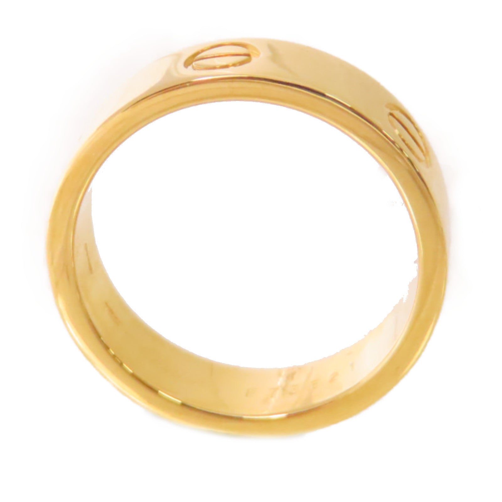 CARTIER 18K黃金Love Ring Classic Model戒指Cartier#58/US#8.25