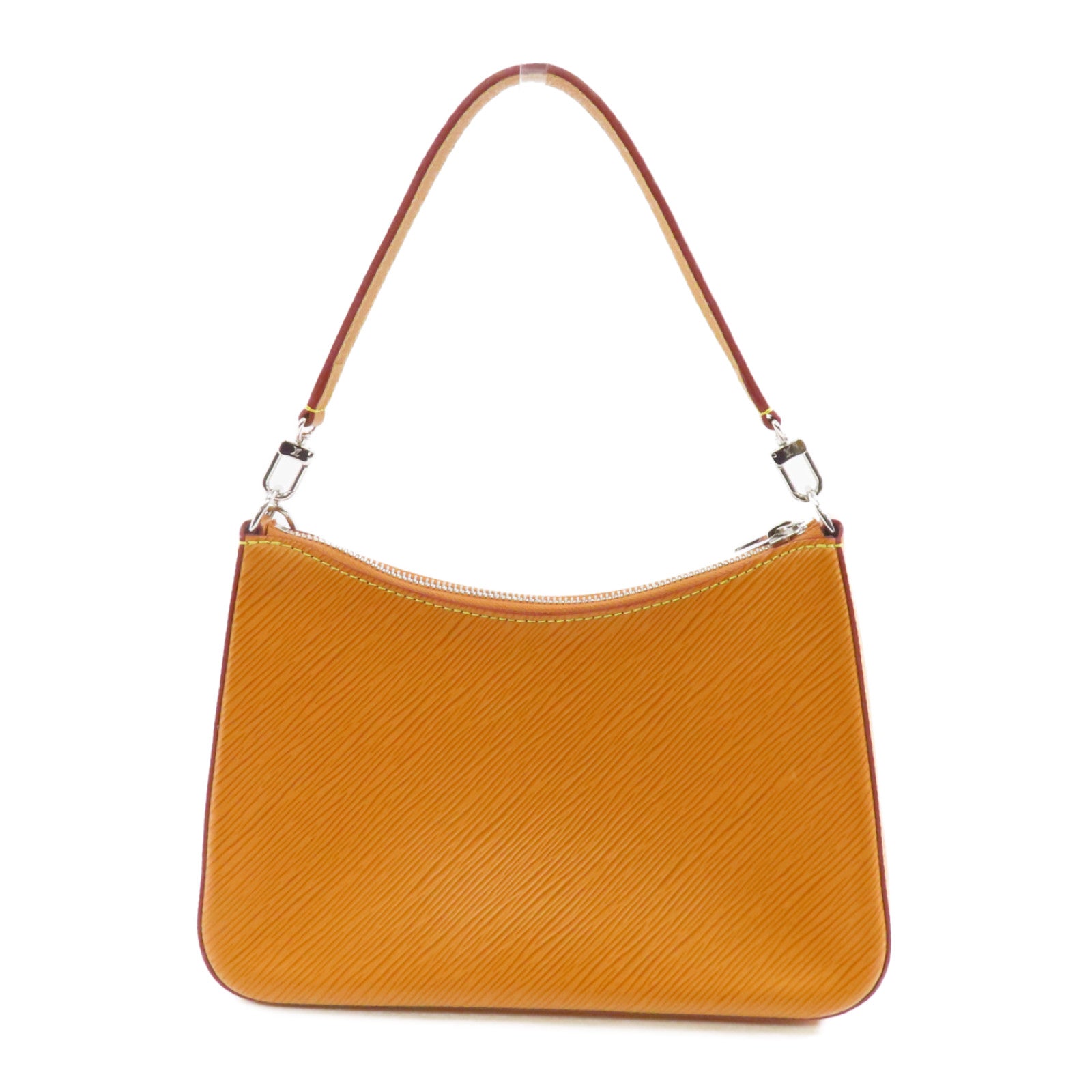 LOUIS VUITTON Epi Marelle金扣手挽肩背兩用袋棕色