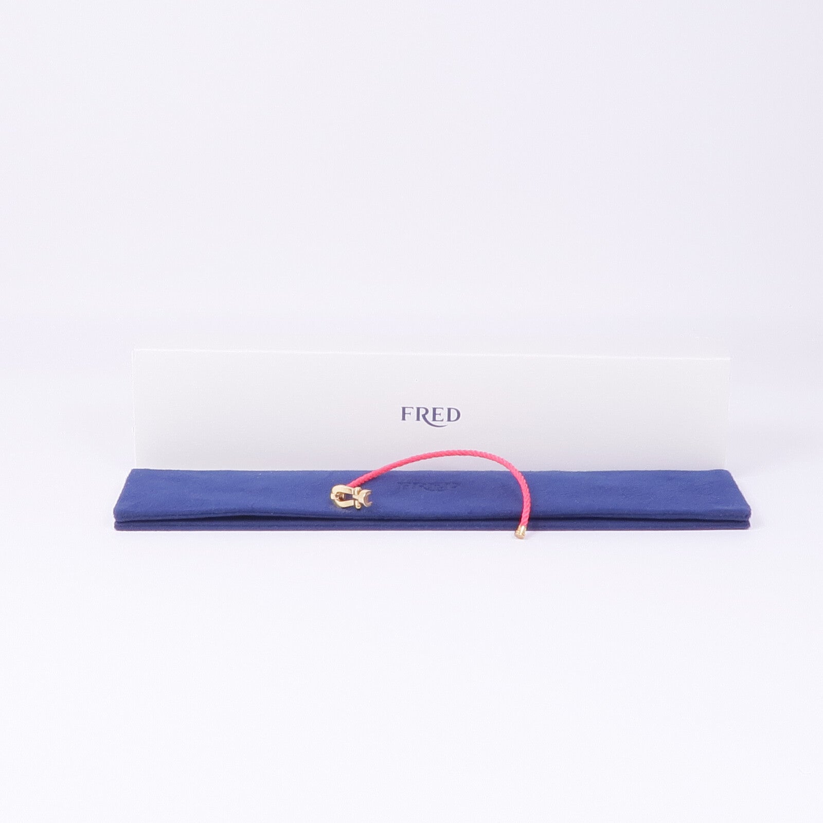 FRED 18K玫瑰金/不鏽鋼Force 10 Bracelet手帶