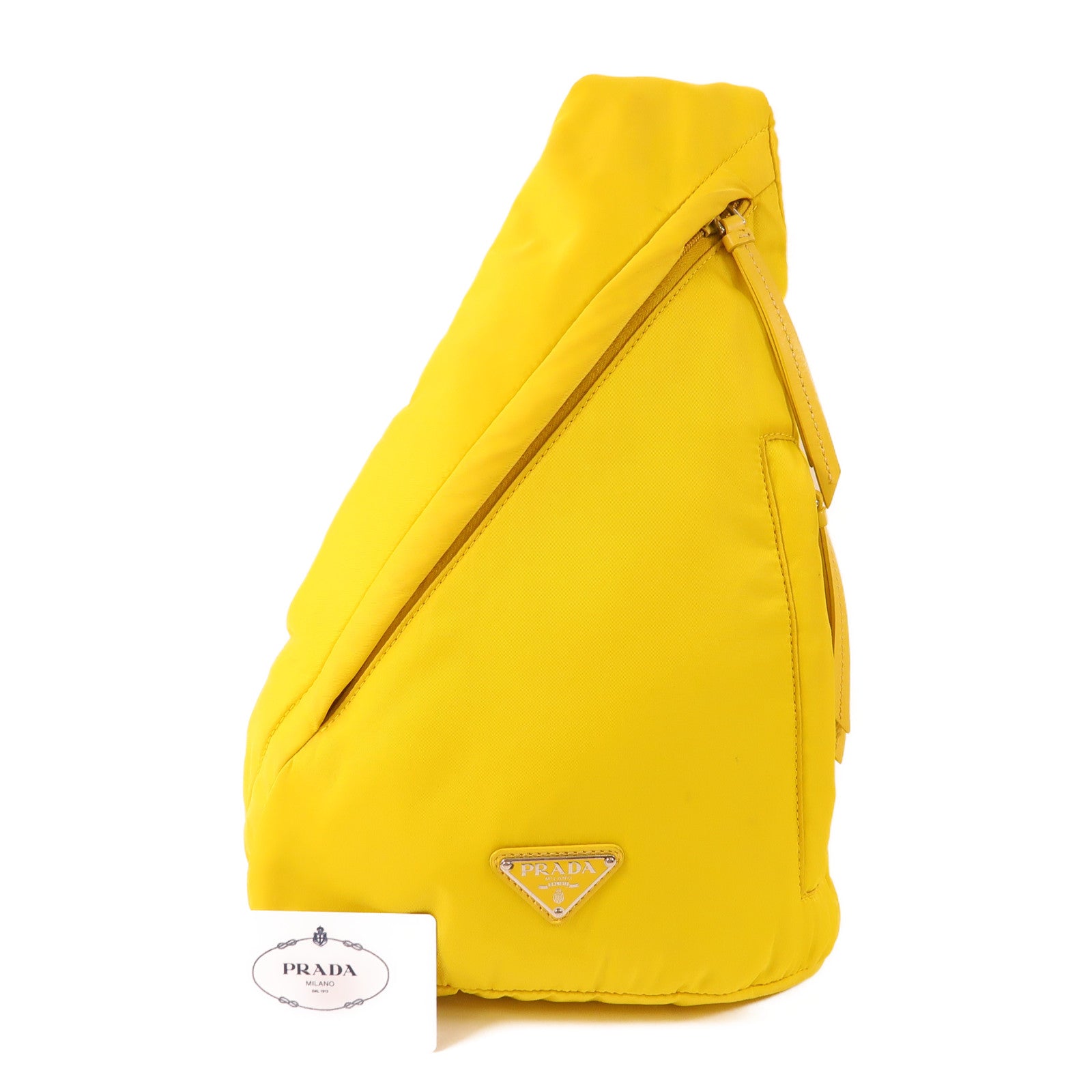 PRADA 尼龍Re-Nylon Sling Bag銀扣肩背袋