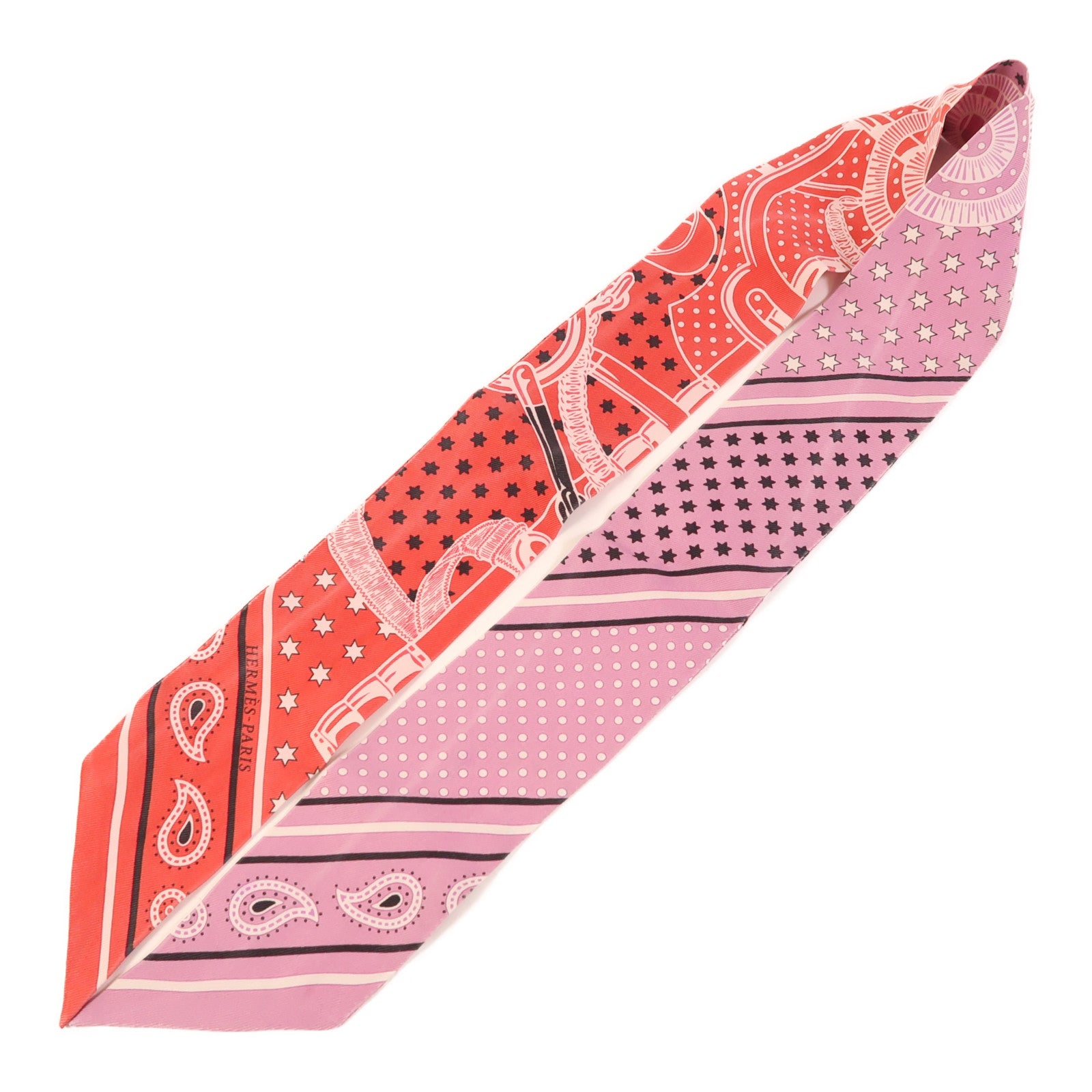 HERMES 絲質Twilly絲巾