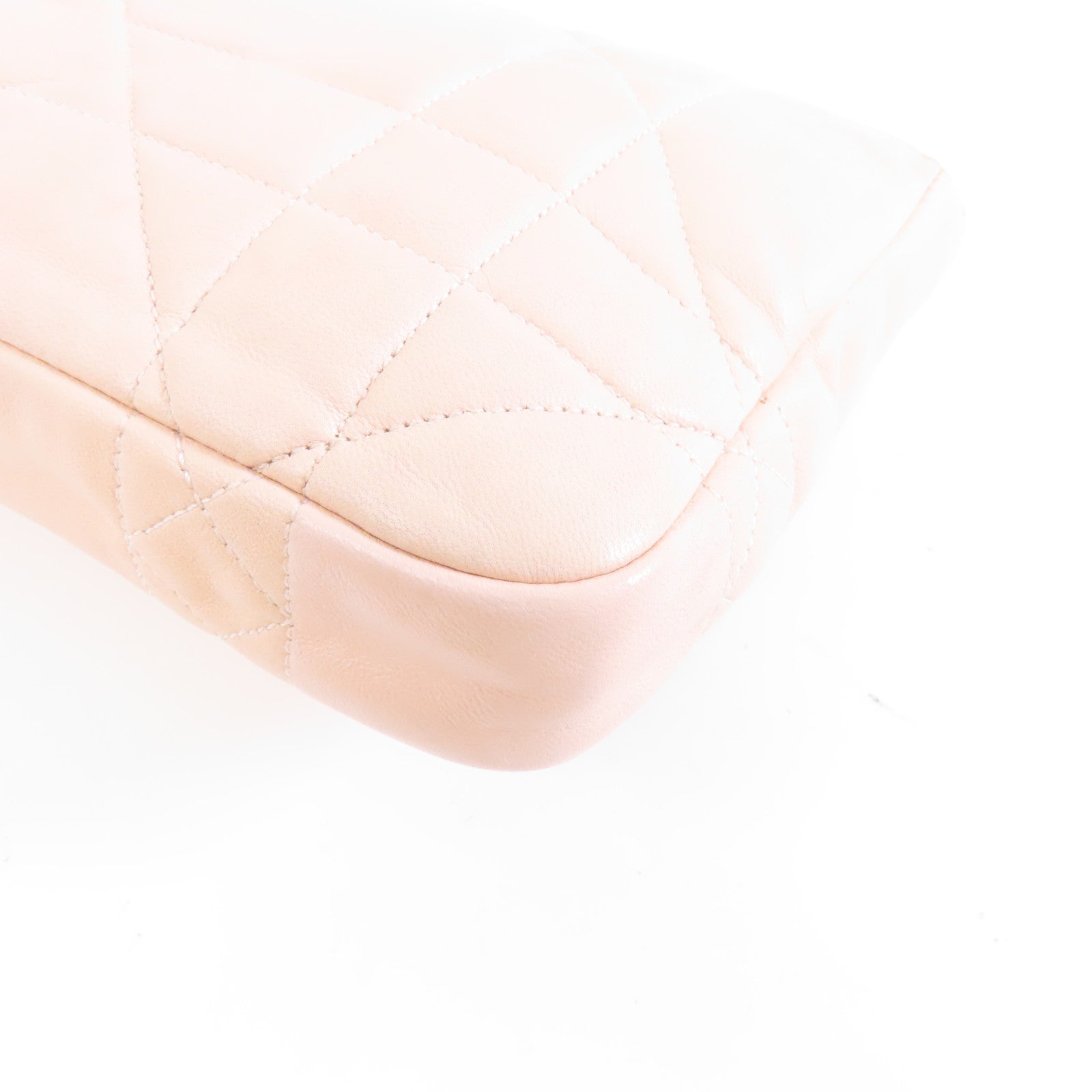 Dior 羊皮皮革Miss Dior Shoulder Bag金扣鏈手挽肩背兩用袋粉紅色