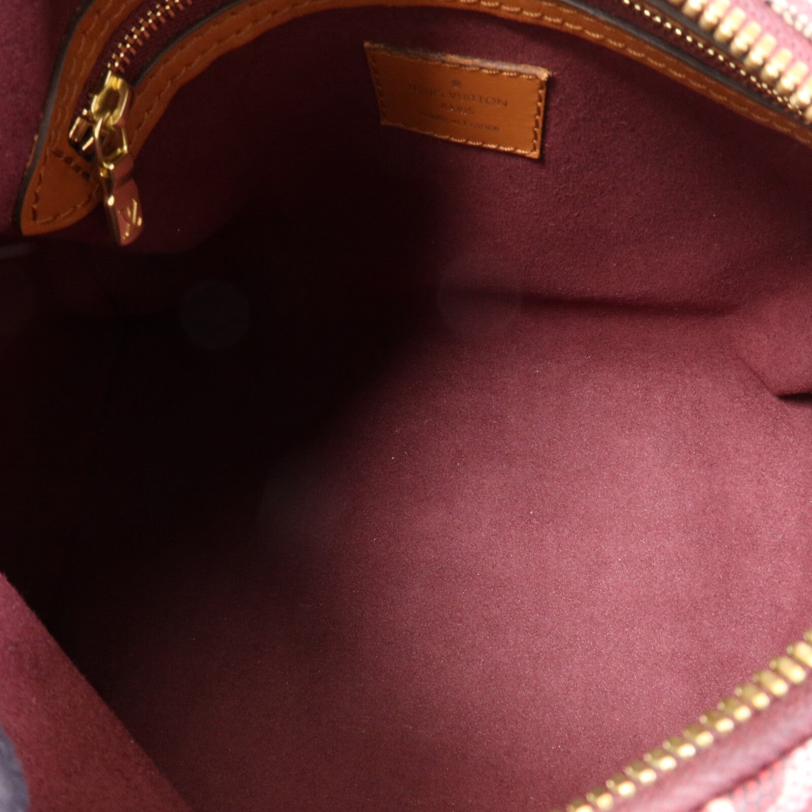 LOUIS VUITTON Jacquard Since 1854 Speedy Bandouliere 25金扣手挽肩背兩用袋
