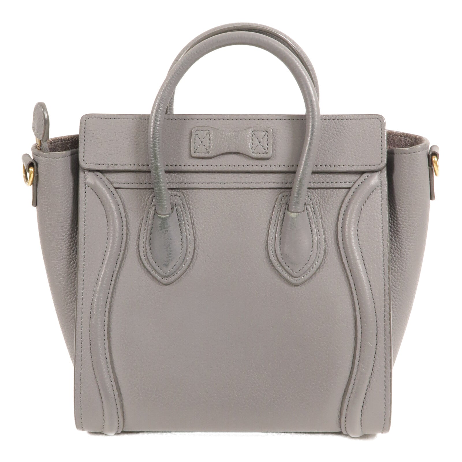 CELINE 牛皮皮革Nano Luggage手挽肩背兩用袋