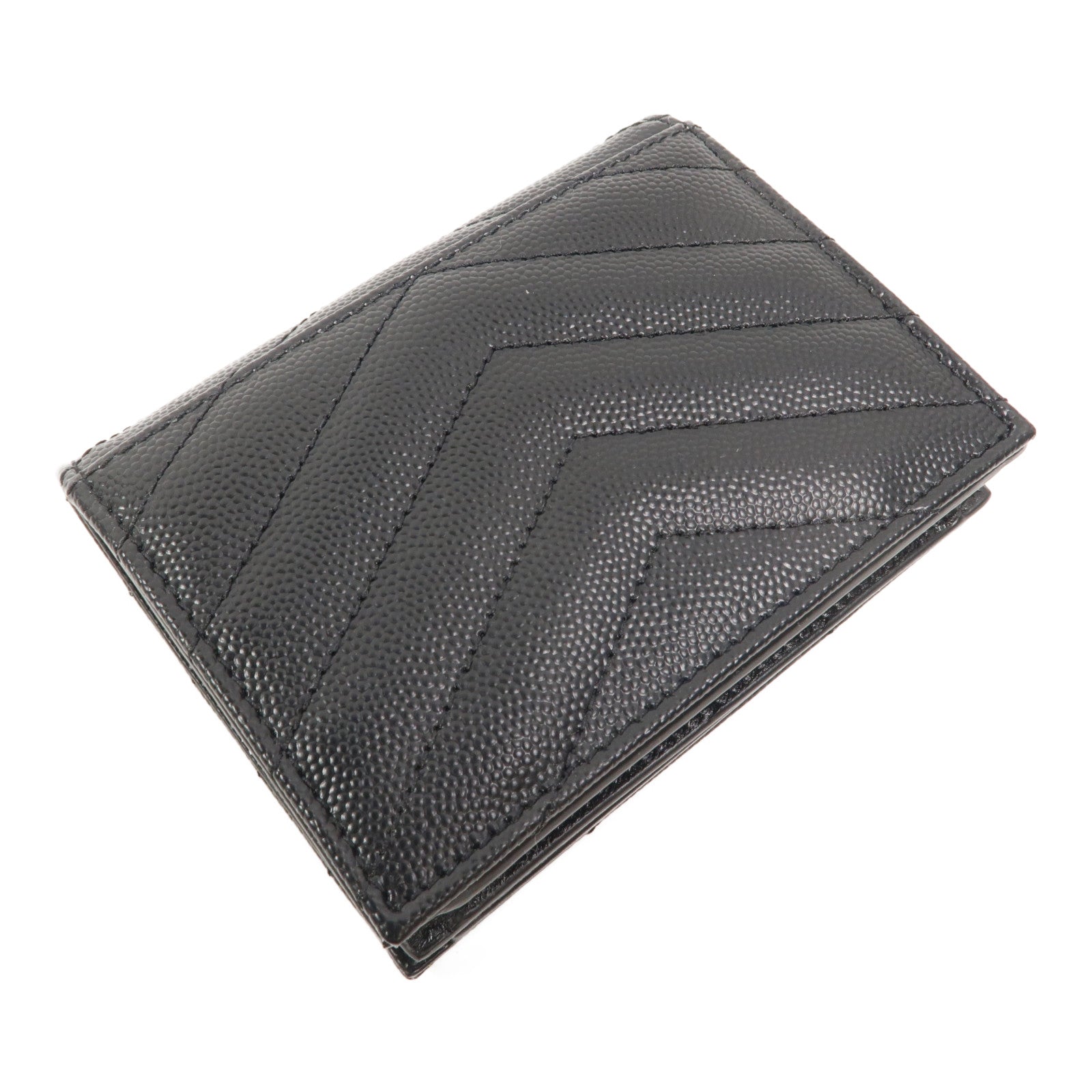 SAINT LAURENT 牛皮皮革Cassandre Matelasse Flap Card Case錢包