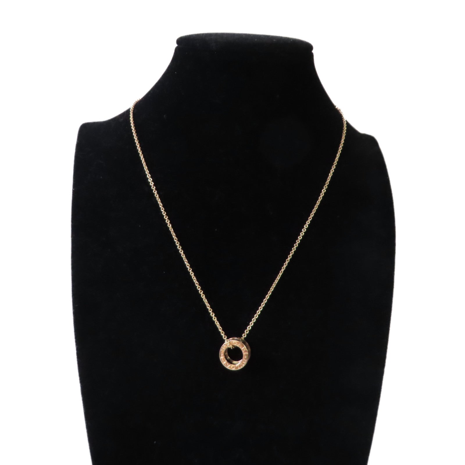 BVLGARI 18K玫瑰金/陶瓷B-Zero 1 Necklace金扣項鍊
