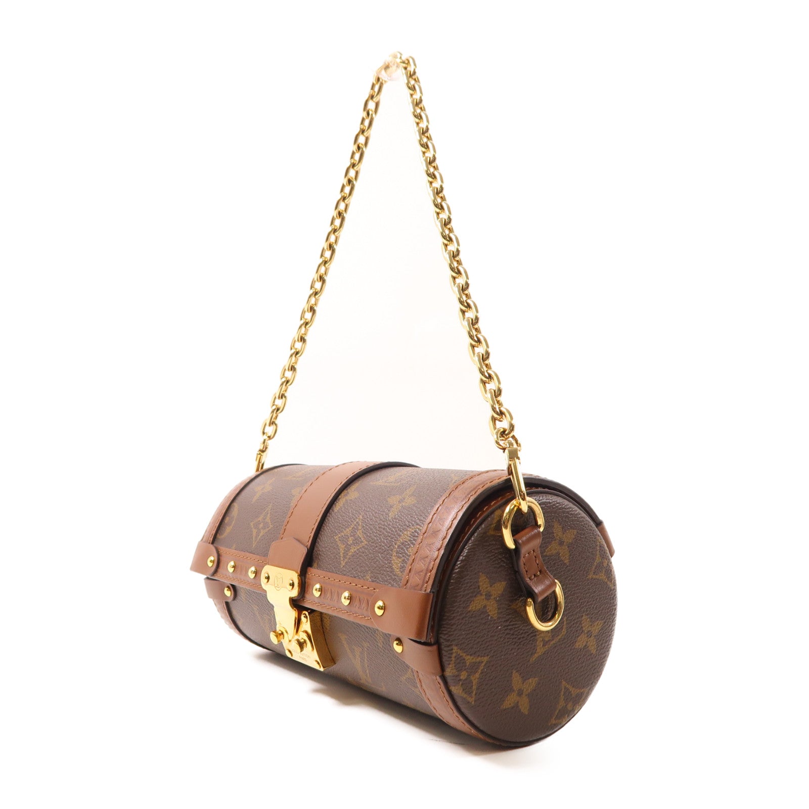 LOUIS VUITTON (PRICE DOWN) LV GHW Papillon Trunk 2 Way Bag M57835 Monogram Brown