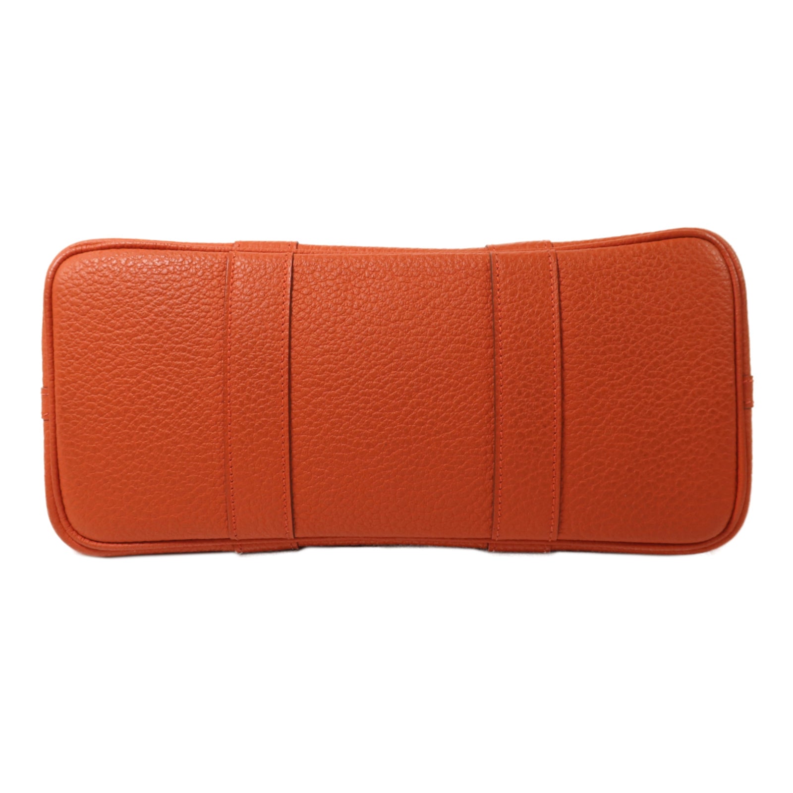 HERMES Negonda皮革Garden Party TPM銀扣手挽袋Capucine