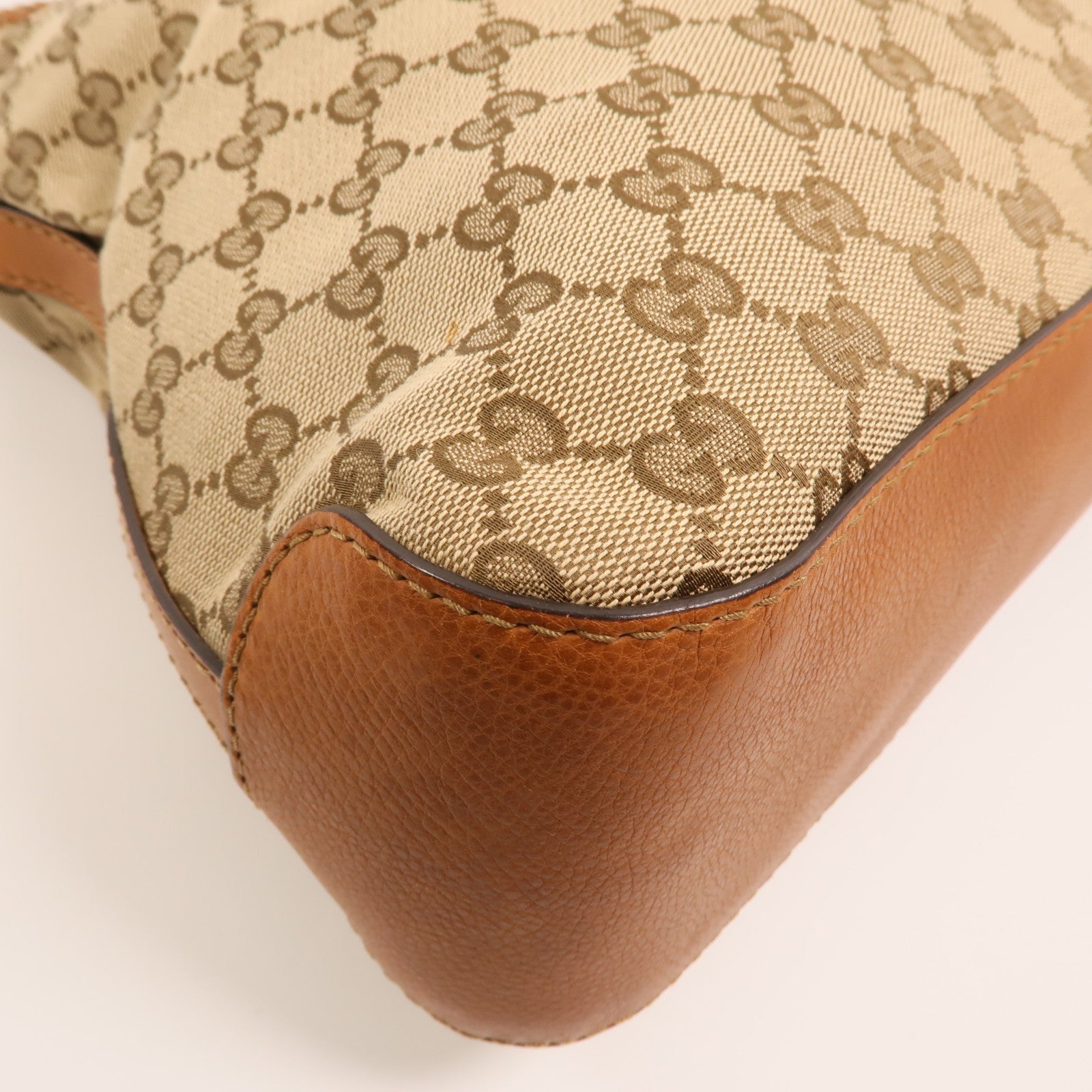 GUCCI 帆布Marrkech GG Hobo金扣肩背袋