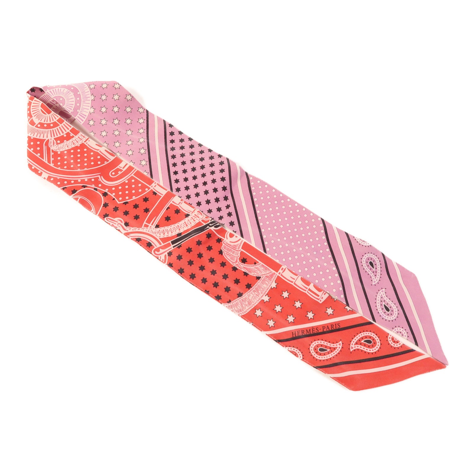 HERMES 絲質Twilly絲巾