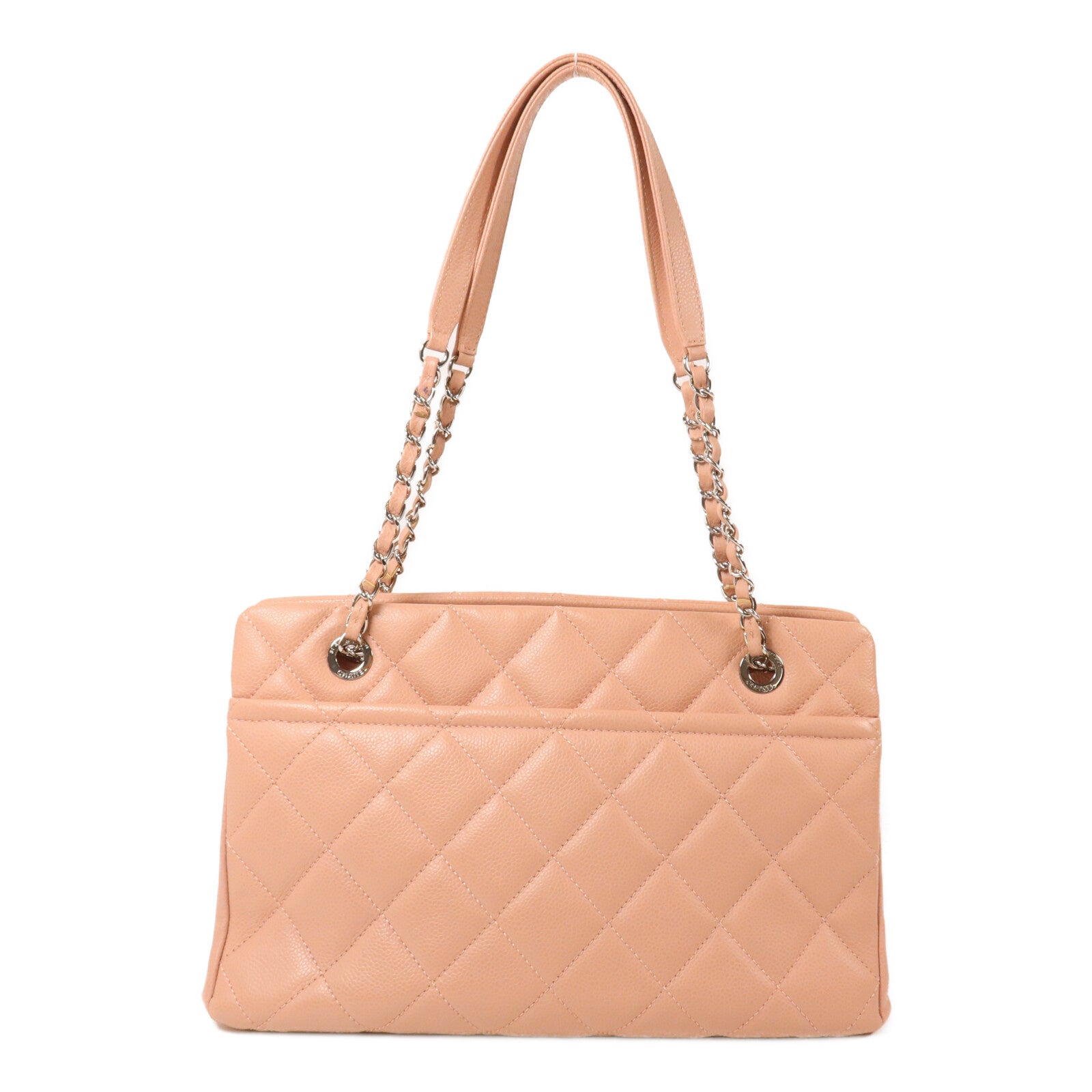 CHANEL 牛皮皮革Chain Shoulder鏈帶肩背袋
