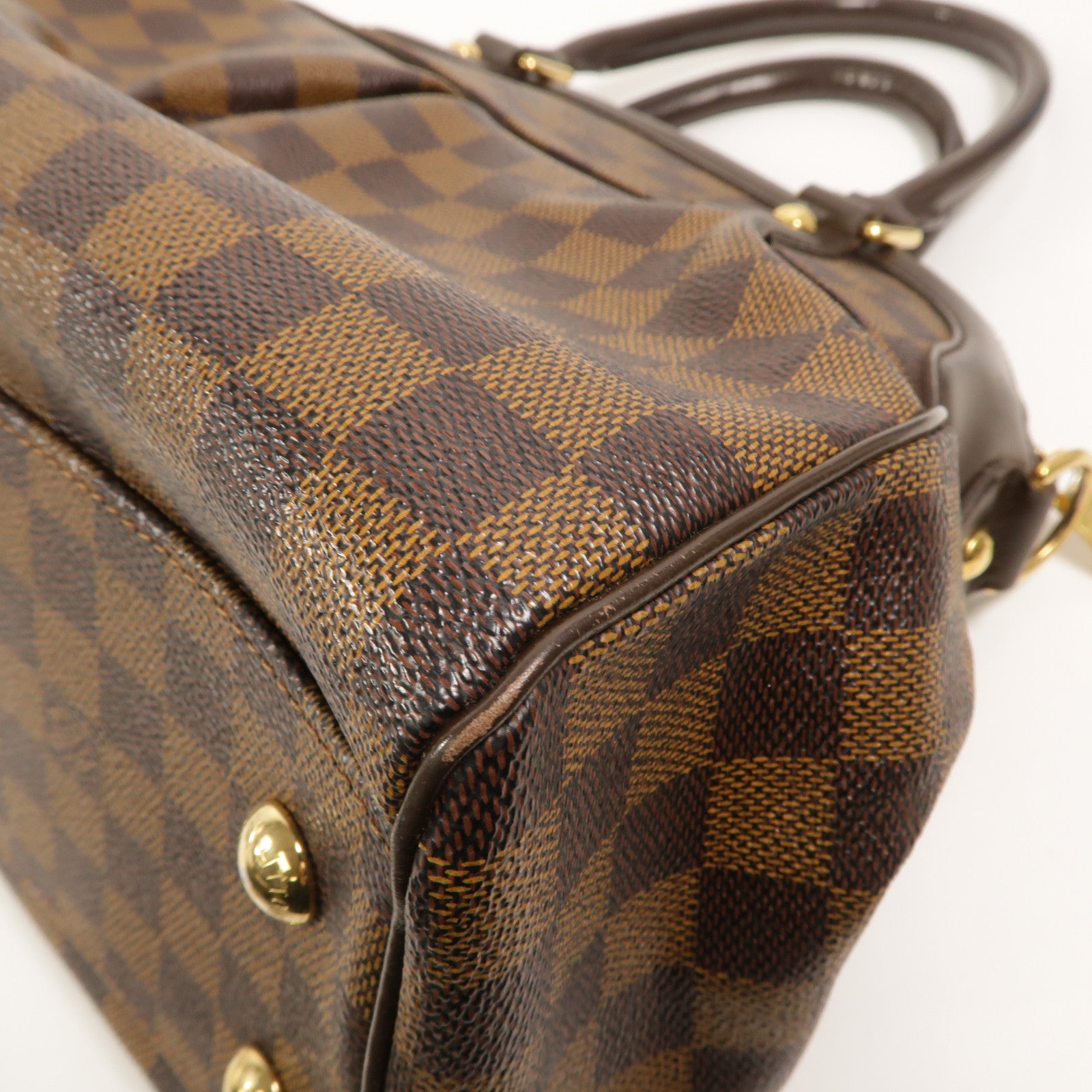 LOUIS VUITTON Damier Trevi手挽肩背兩用袋