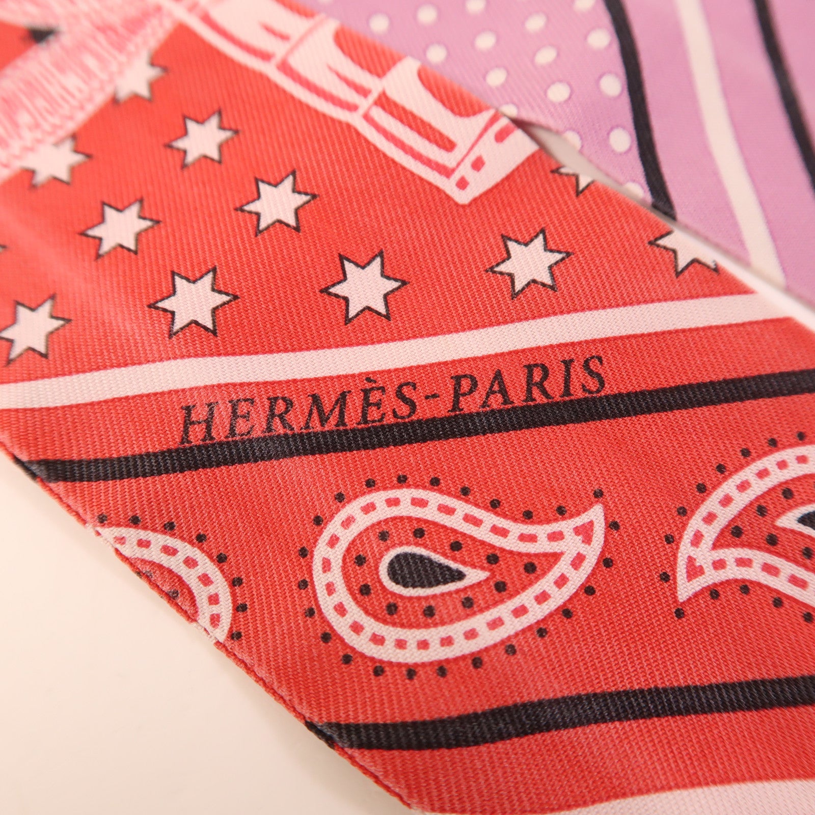 HERMES 絲質Twilly絲巾