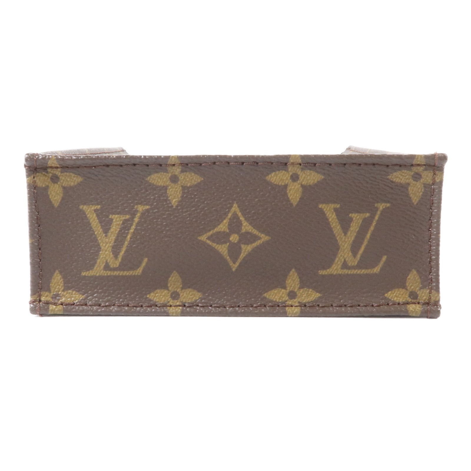 LOUIS VUITTON Monogram Petit Sac Plat手挽肩背兩用袋