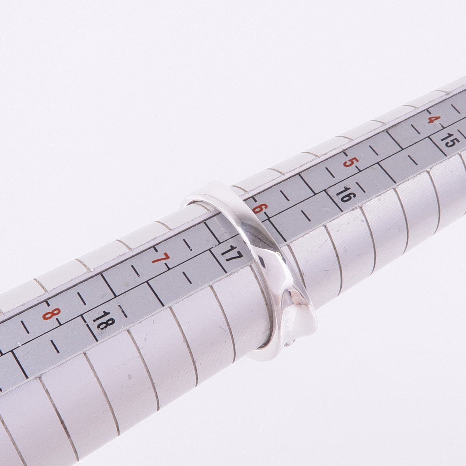 JEWELRY 18K白金Ruby Diamond Ring紅寶石/鑽石戒指US#6.25