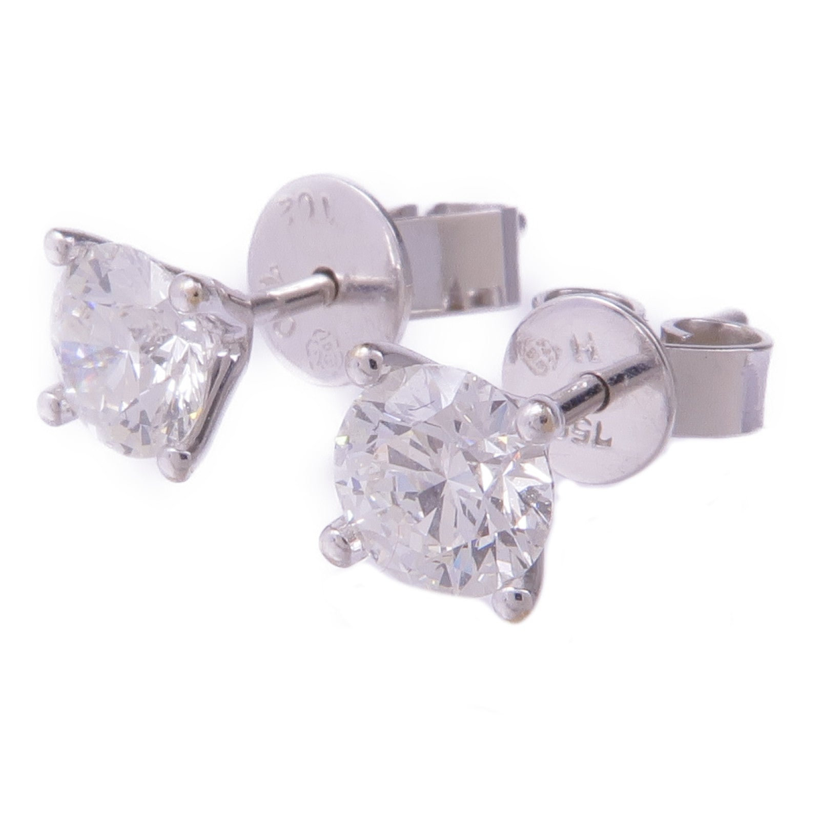 JEWELRY 18K白金Diamond Earrings鑽石耳環