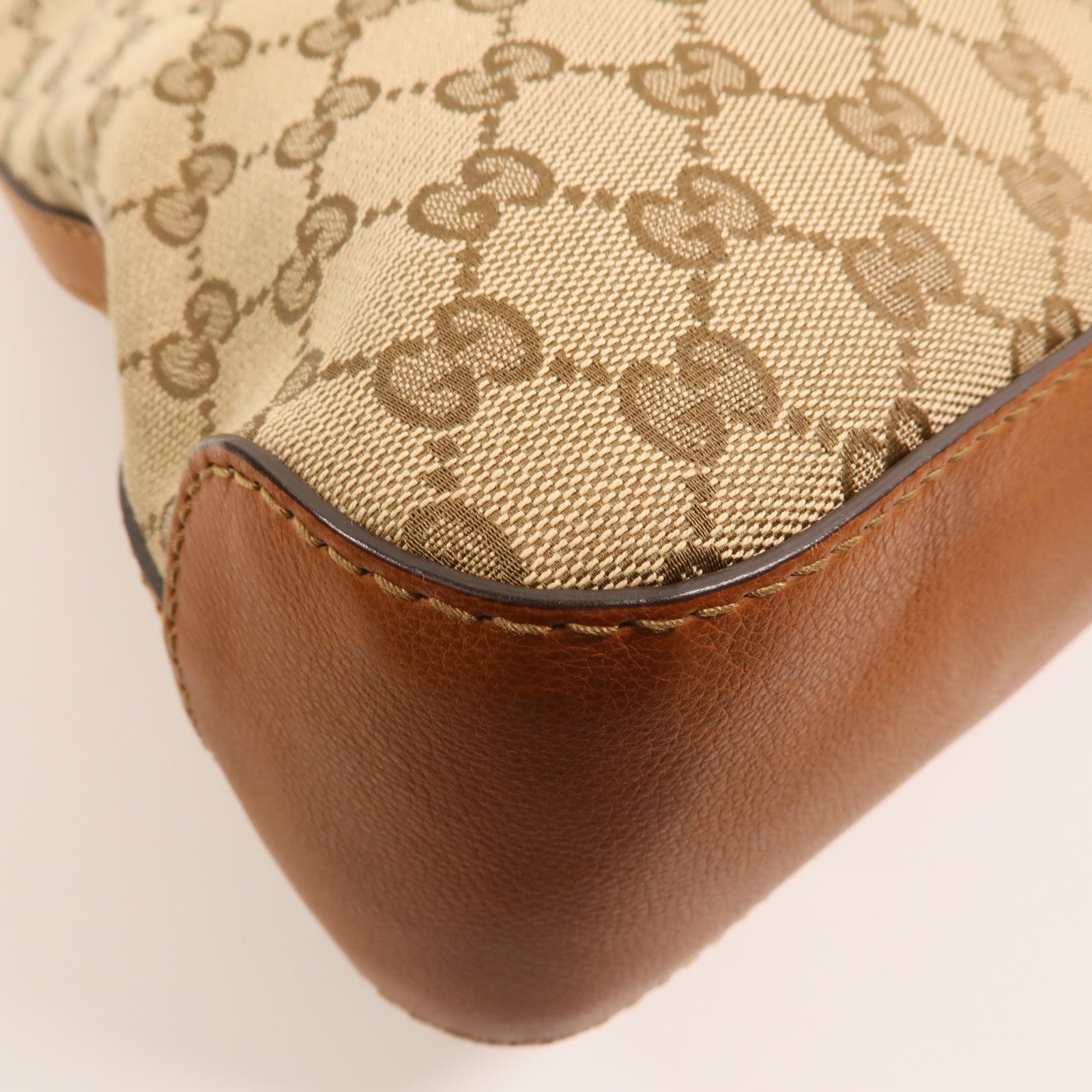 GUCCI 帆布Marrkech GG Hobo金扣肩背袋