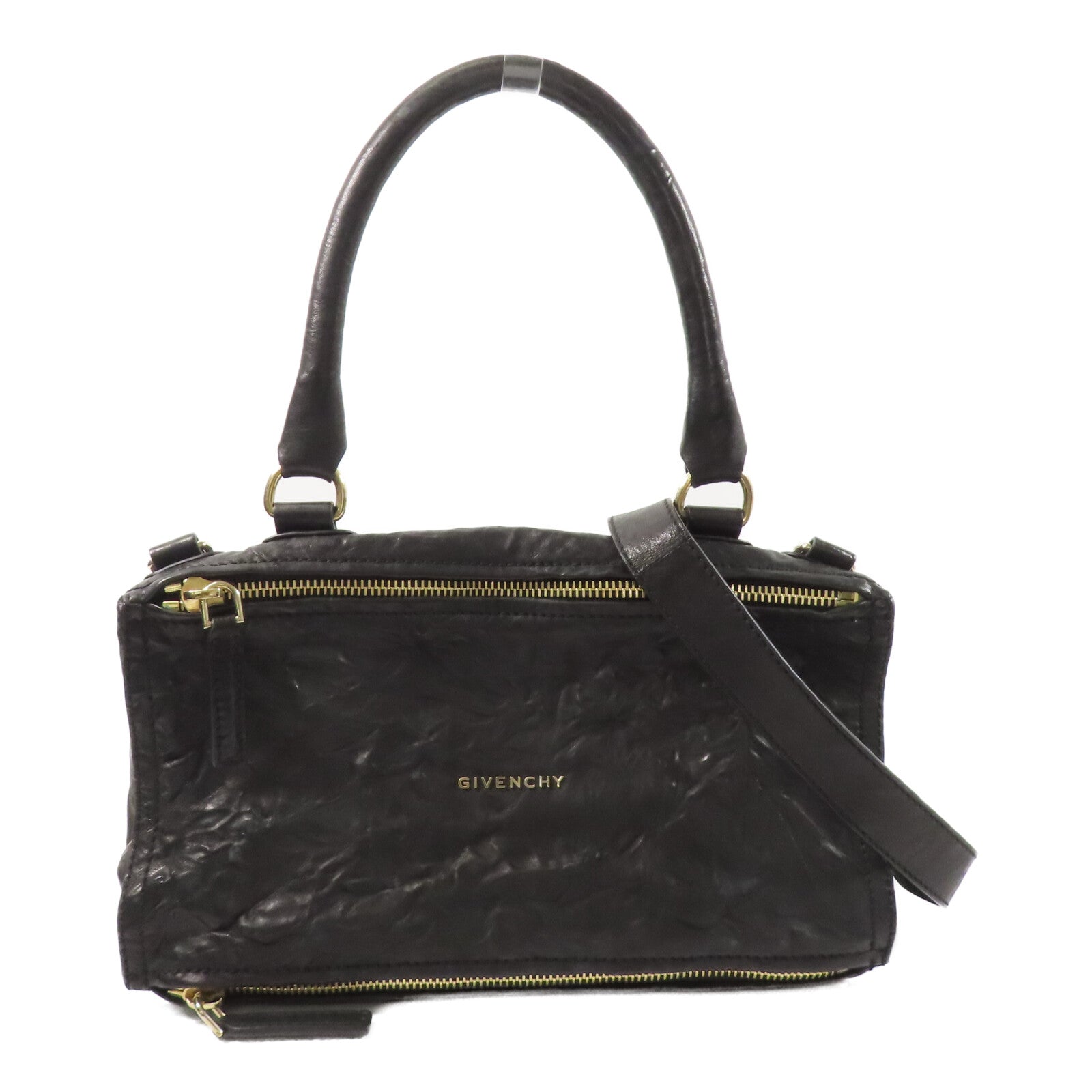 GIVENCHY 牛皮皮革Pandora手挽肩背兩用袋