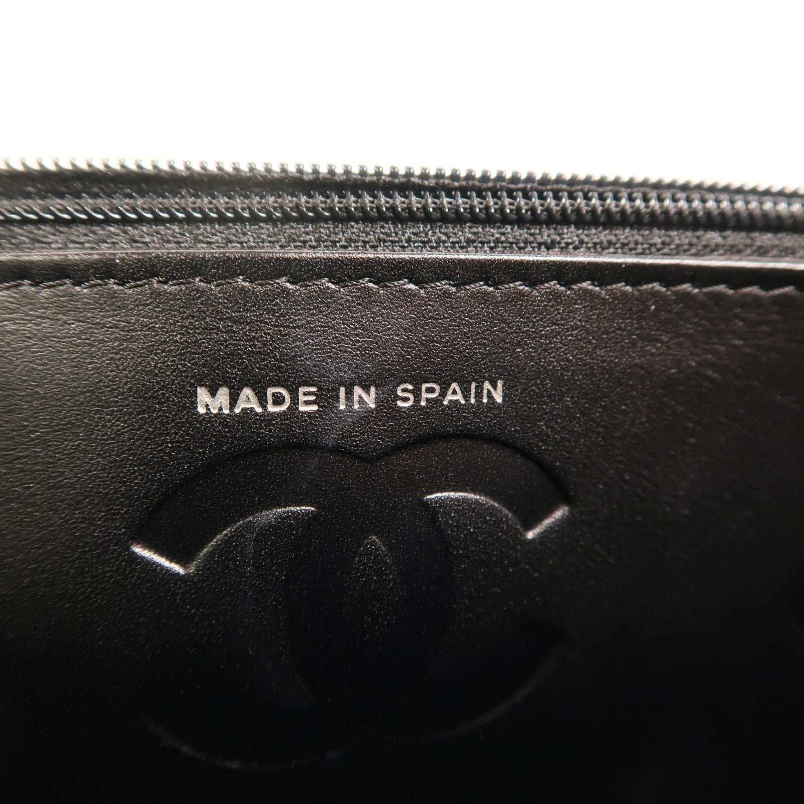 CHANEL 牛皮皮革Cambon Wallet on Chain鏈帶肩背袋
