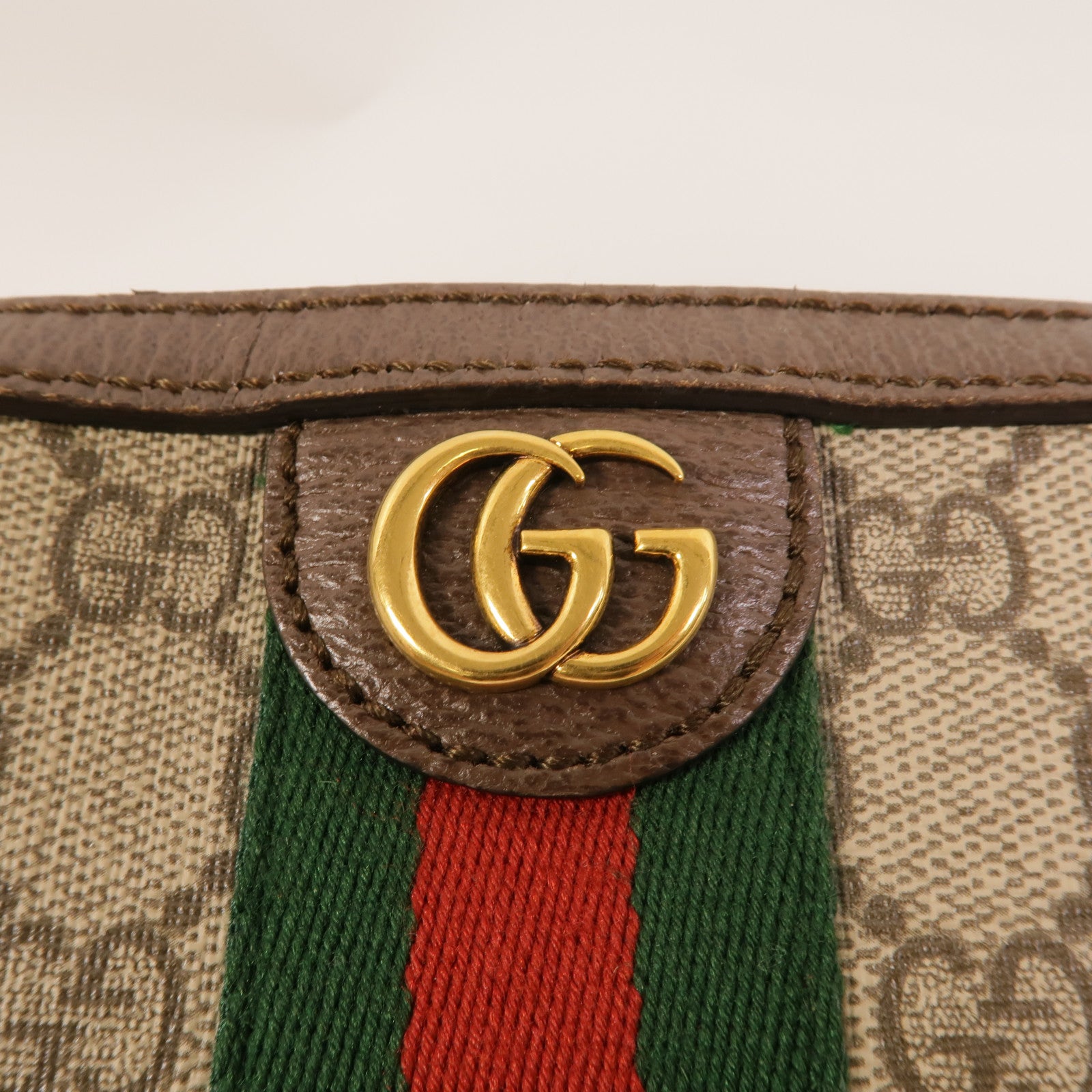 GUCCI 塗層帆布GG Ophidia Shoulder Bag肩背袋