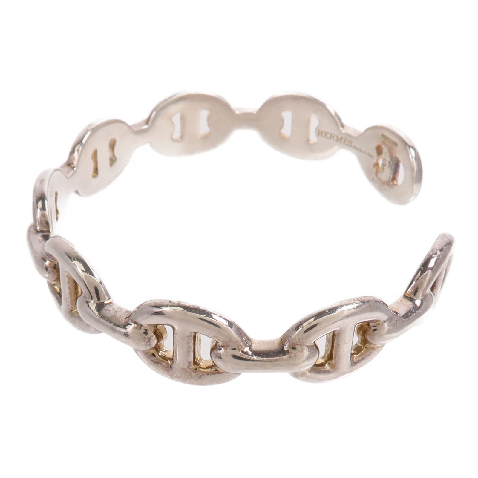 HERMES 925純銀Chaine d'ancre Enchainee Bracelet手鐲