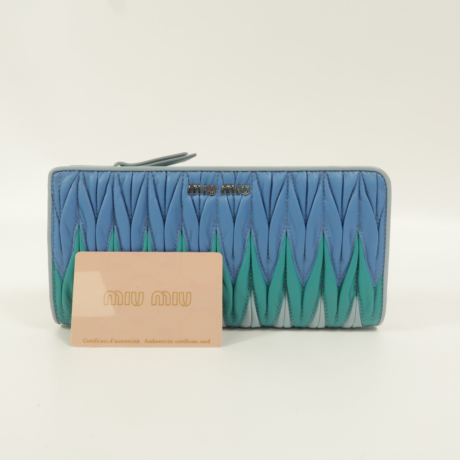 Miu Miu 牛皮皮革Long Wallet長錢包