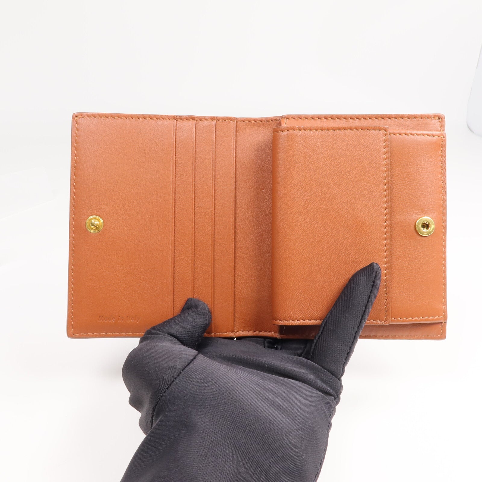 CELINE 【激減優惠】牛皮皮革Wallet金扣錢包