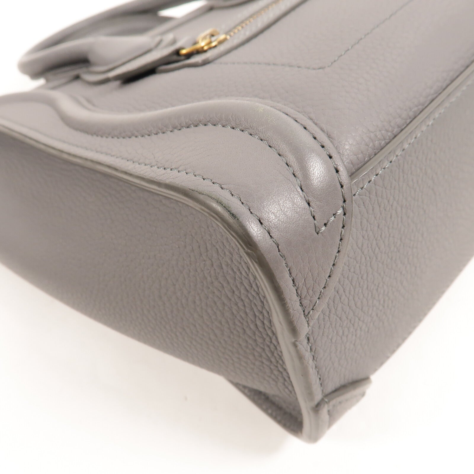 CELINE 牛皮皮革Nano Luggage手挽肩背兩用袋