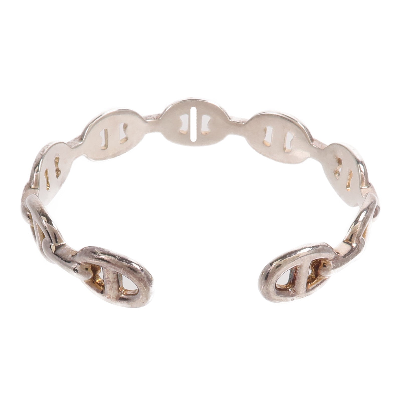 HERMES 925純銀Chaine d'ancre Enchainee Bracelet手鐲