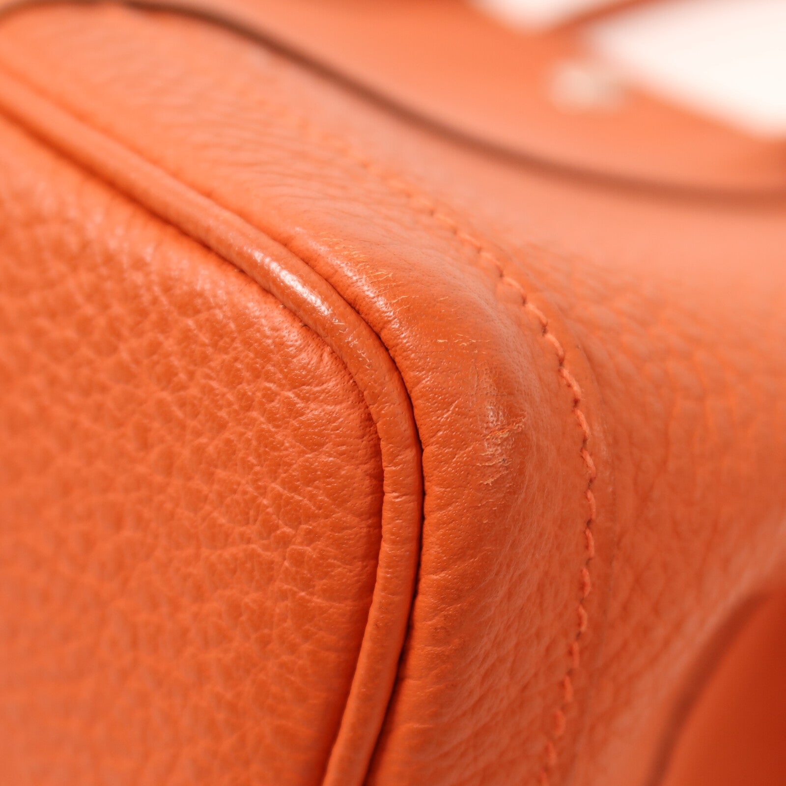 HERMES Negonda皮革Garden Party TPM銀扣手挽袋Capucine