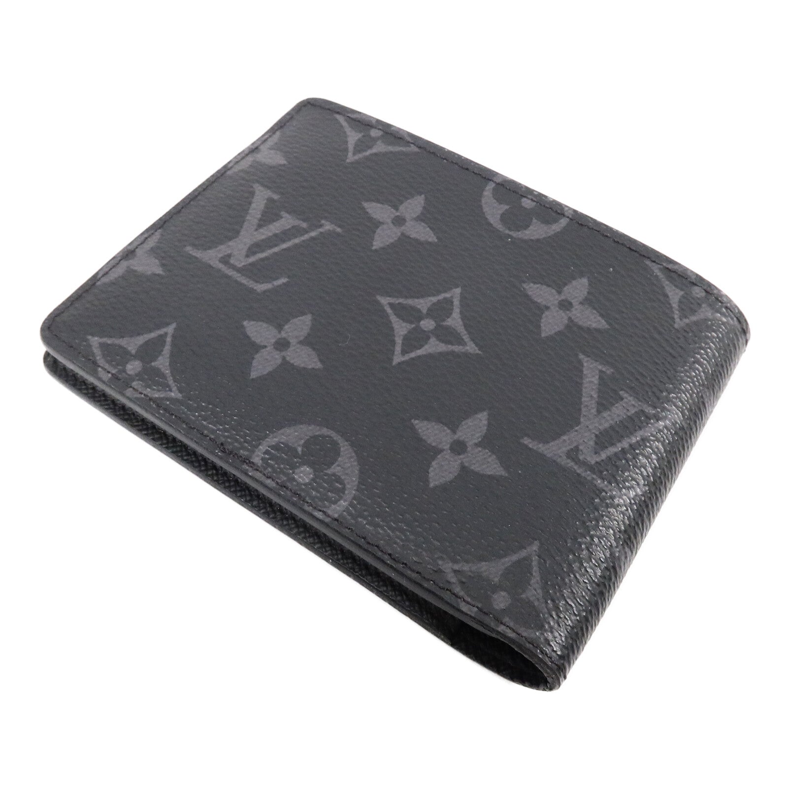 LOUIS VUITTON Monogram Eclipse Multiple錢包