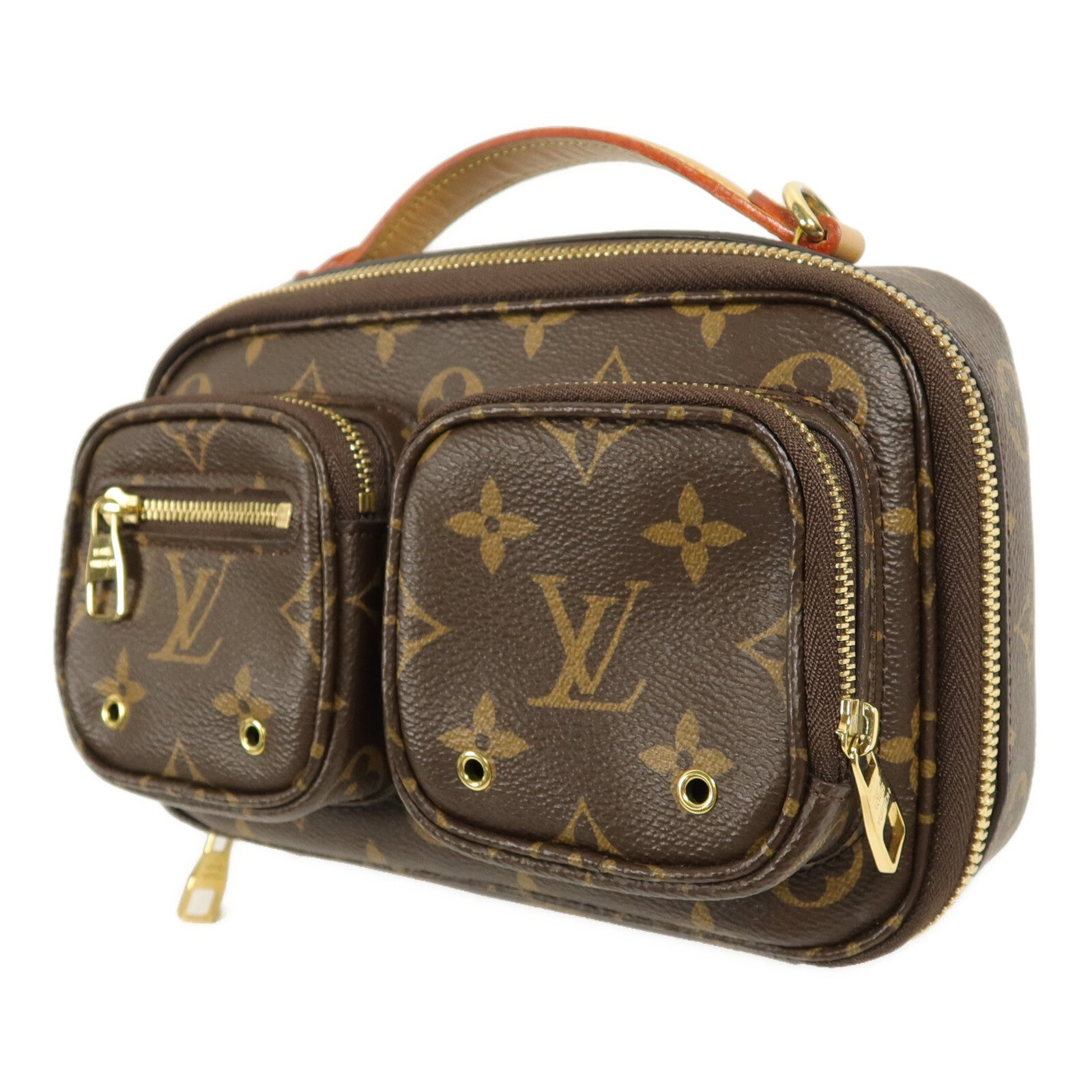 LOUIS VUITTON Monogram Utility手挽肩背兩用袋