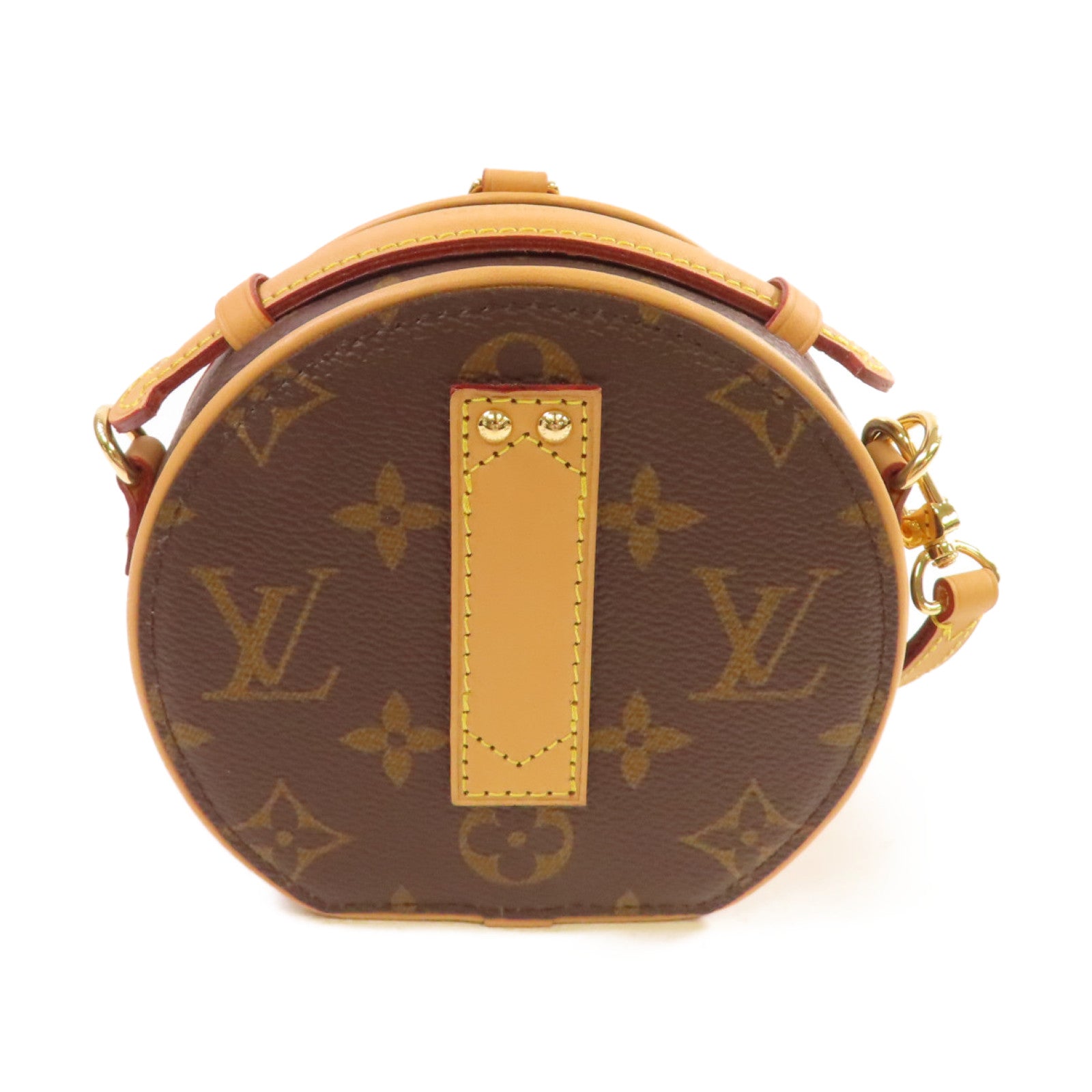 LOUIS VUITTON Monogram Mini Boite Chapeau Shoulder Bag金扣肩背袋啡色
