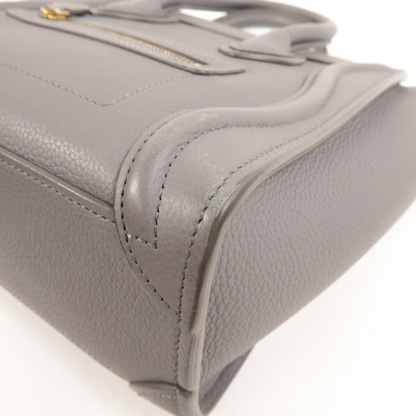 CELINE 牛皮皮革Nano Luggage手挽肩背兩用袋