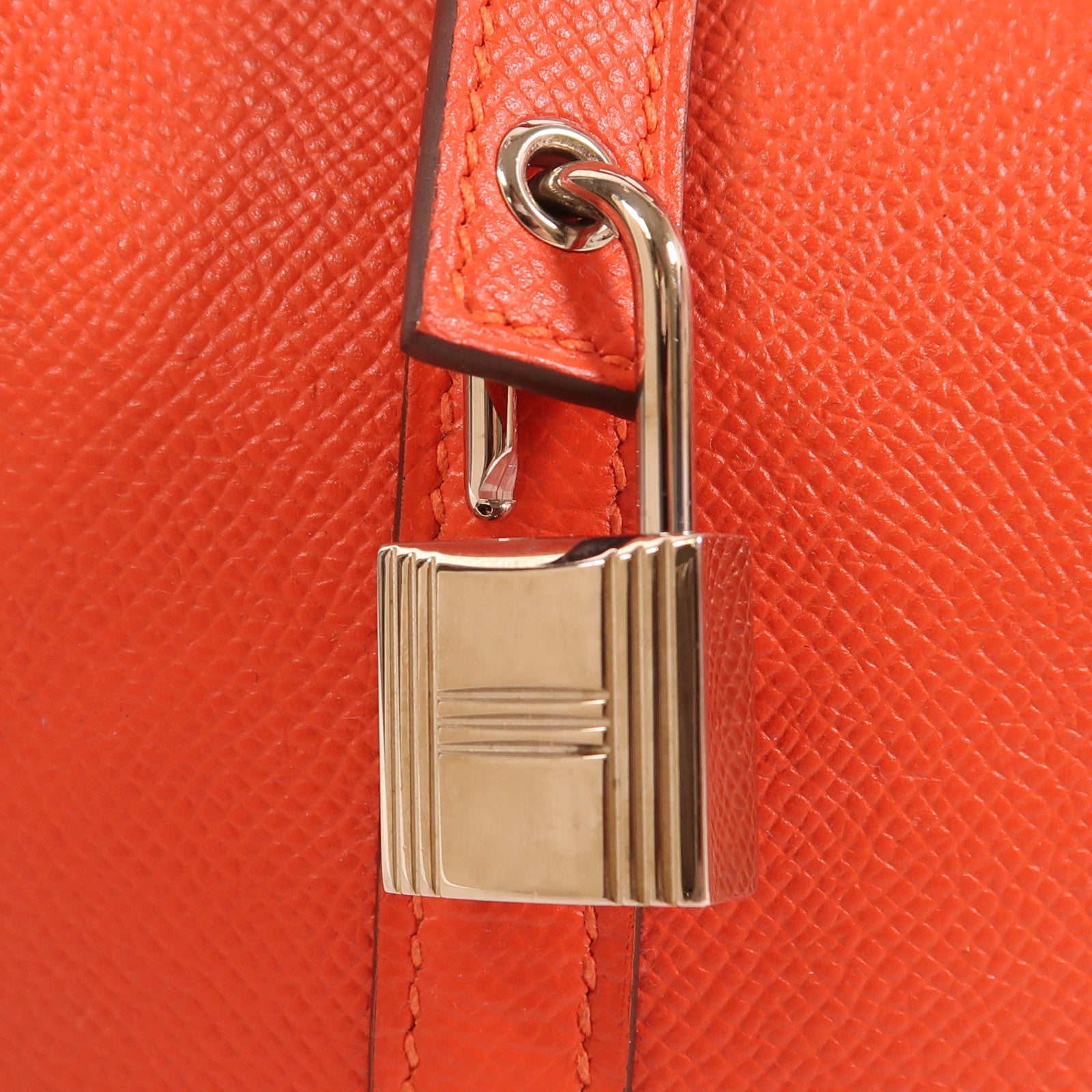 HERMES Epsom皮革Picotin PM銀扣手挽袋Capucine