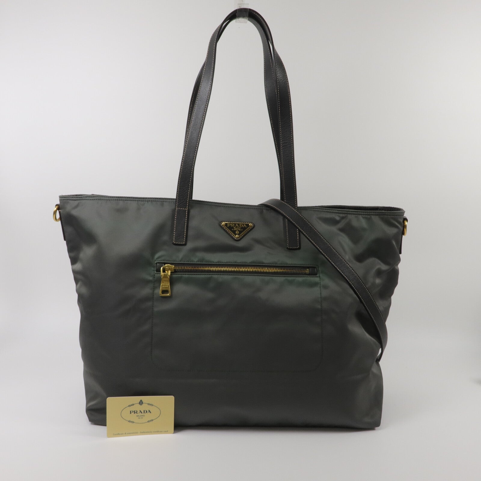 PRADA 尼龍Tote Bag手挽肩背兩用袋