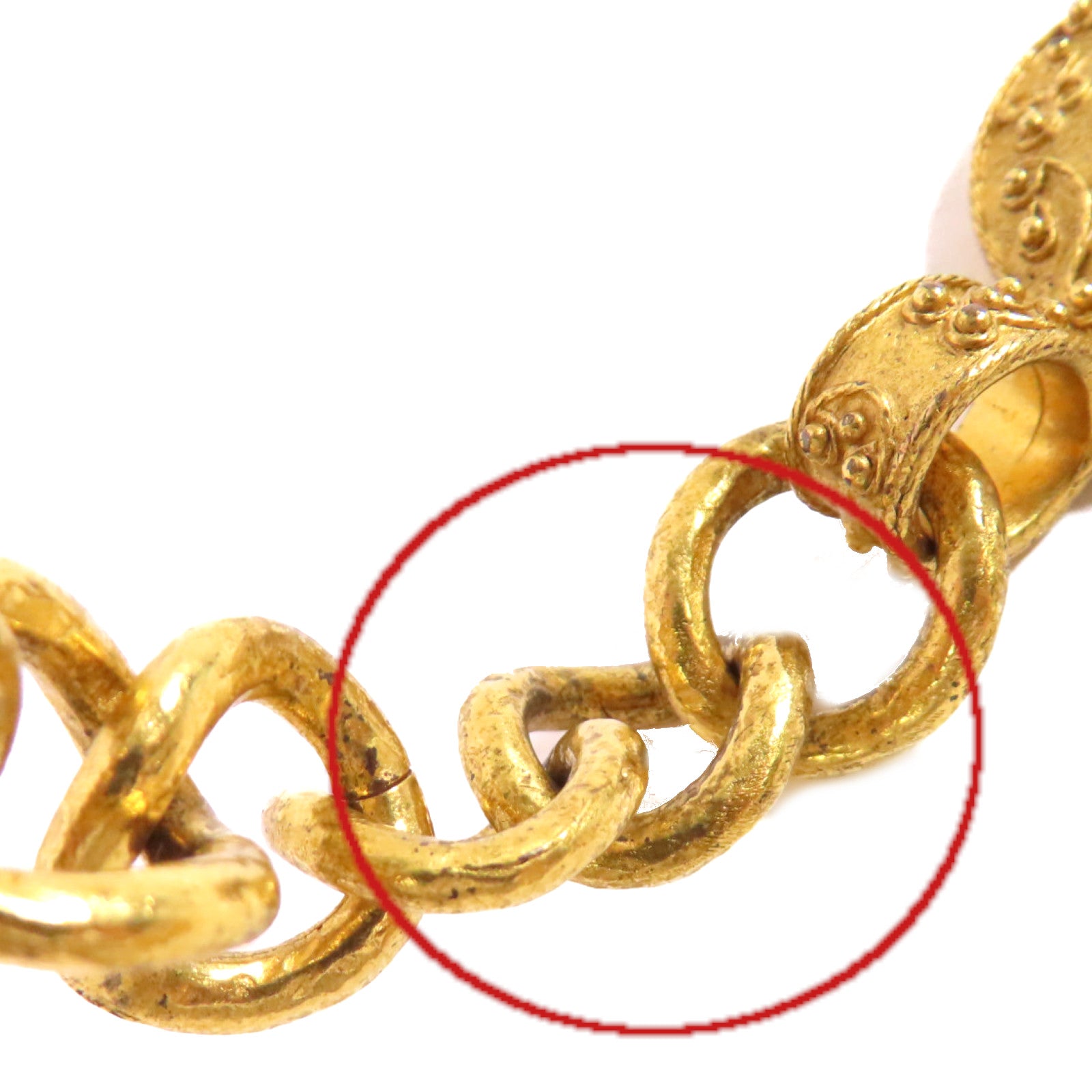CHANEL 金屬CC Chain Belt金扣腰帶金色