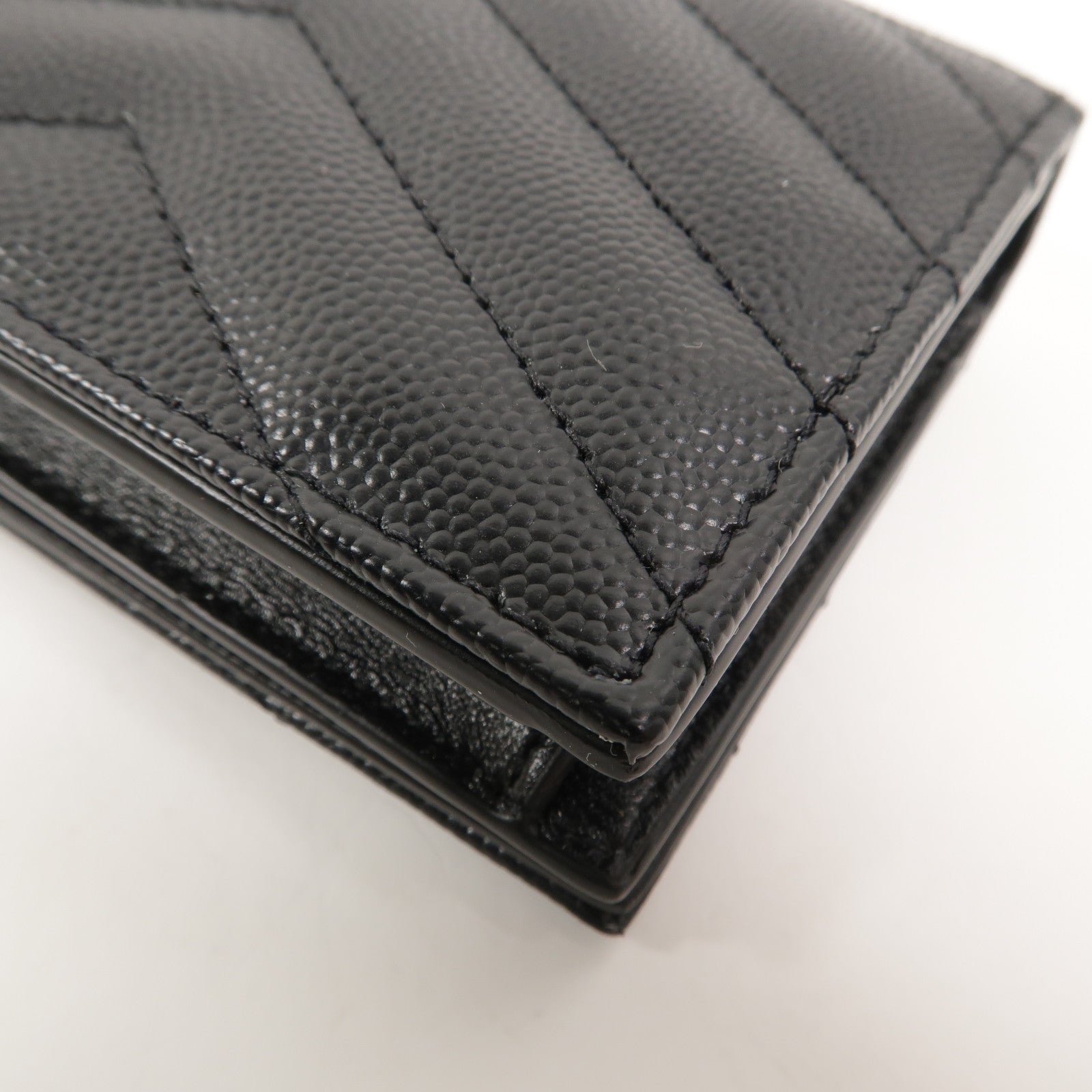 SAINT LAURENT 牛皮皮革Cassandre Matelasse Flap Card Case錢包