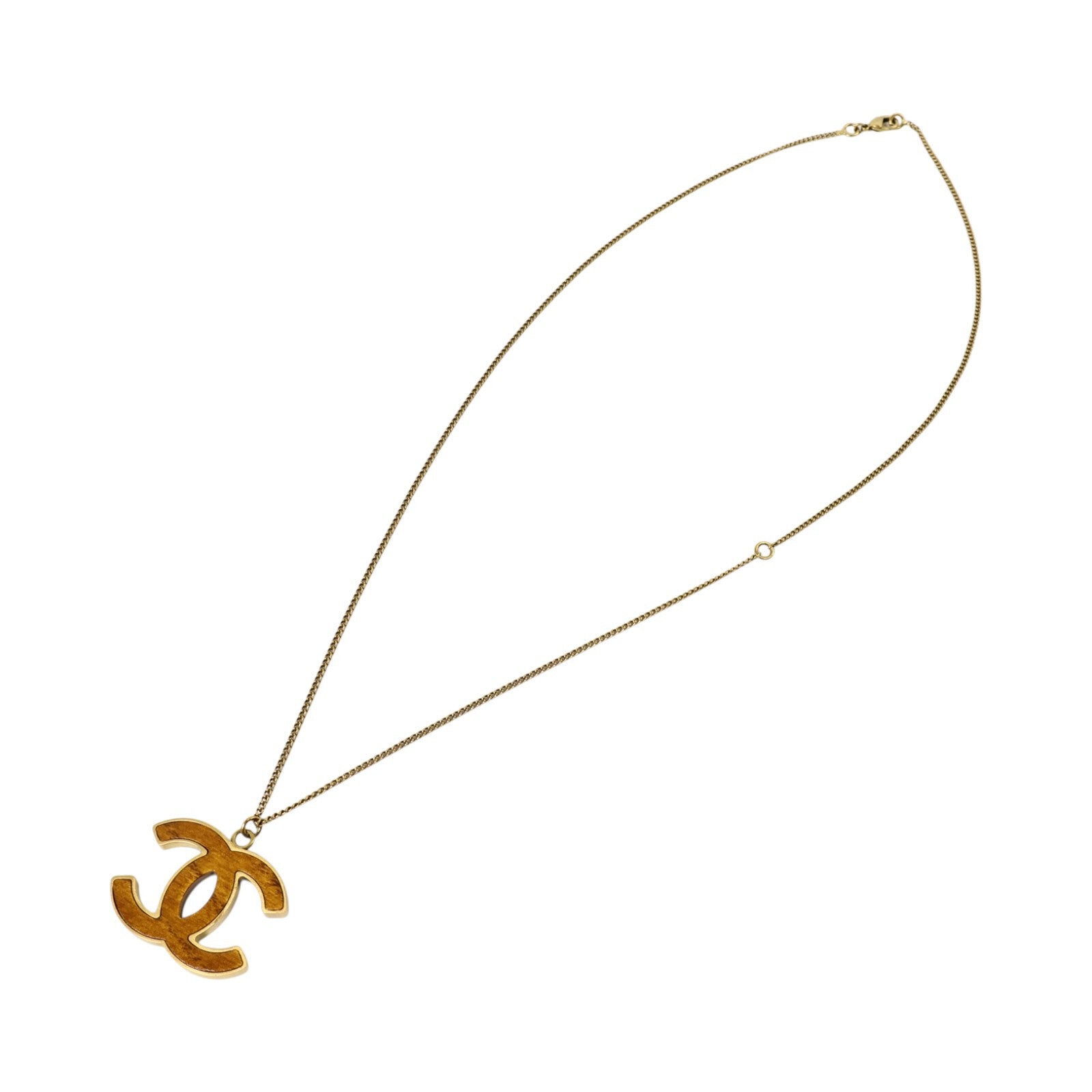 CHANEL 金屬/木質Necklace項鏈