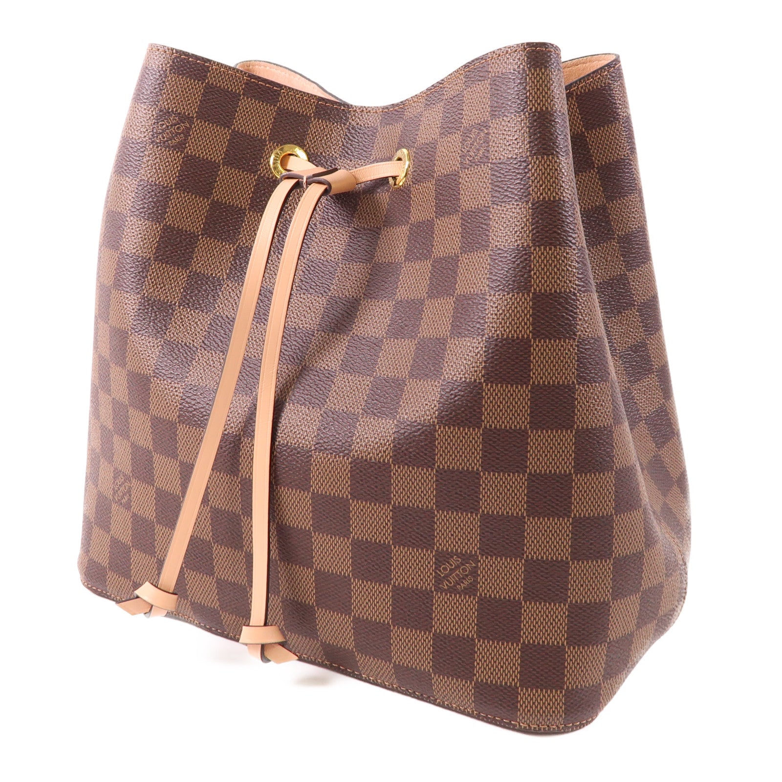 LOUIS VUITTON Damier NeoNoe金扣肩背袋