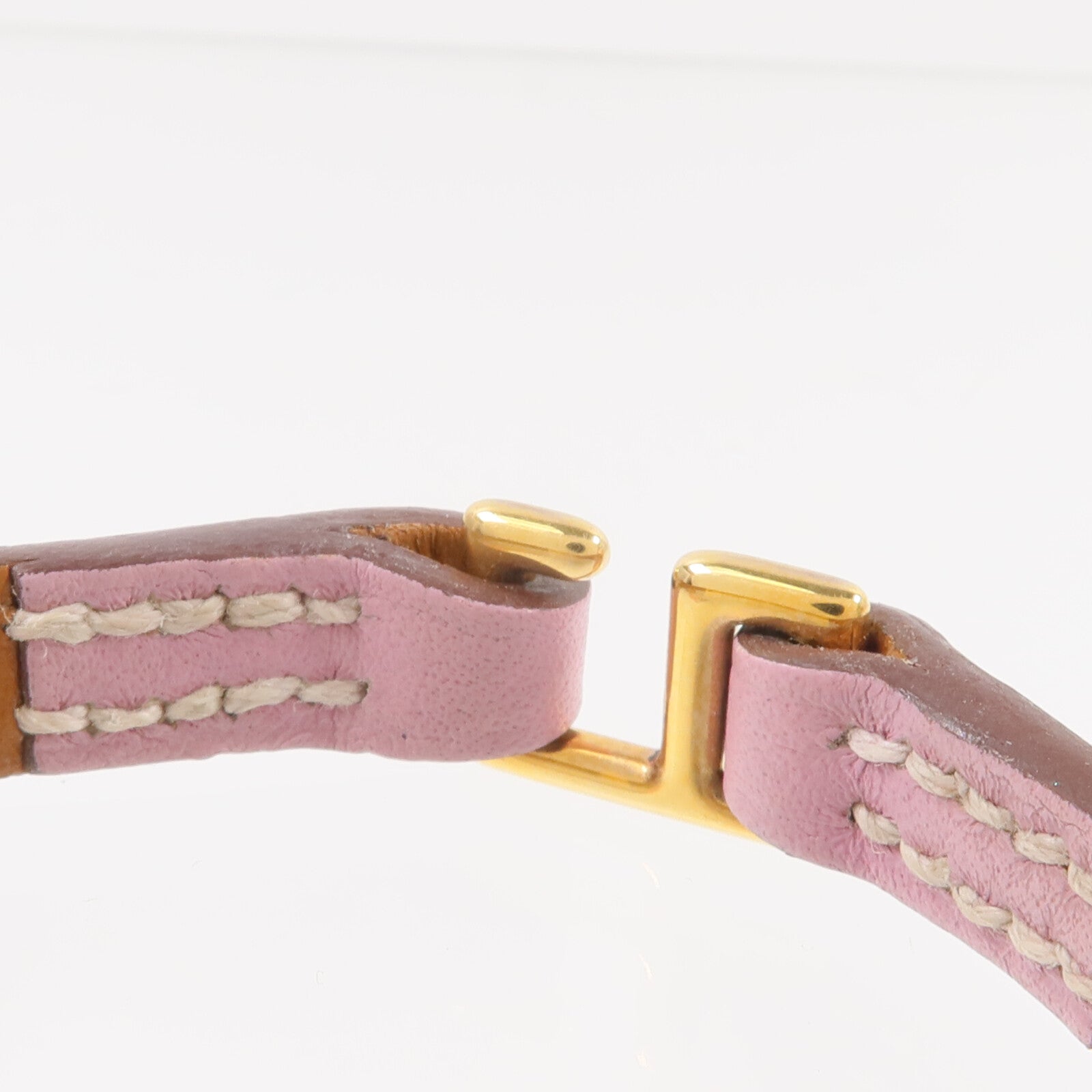 HERMES 【激減優惠】Swift皮革Mini Rivale Bracelet手帶Mauve Sylvestre
