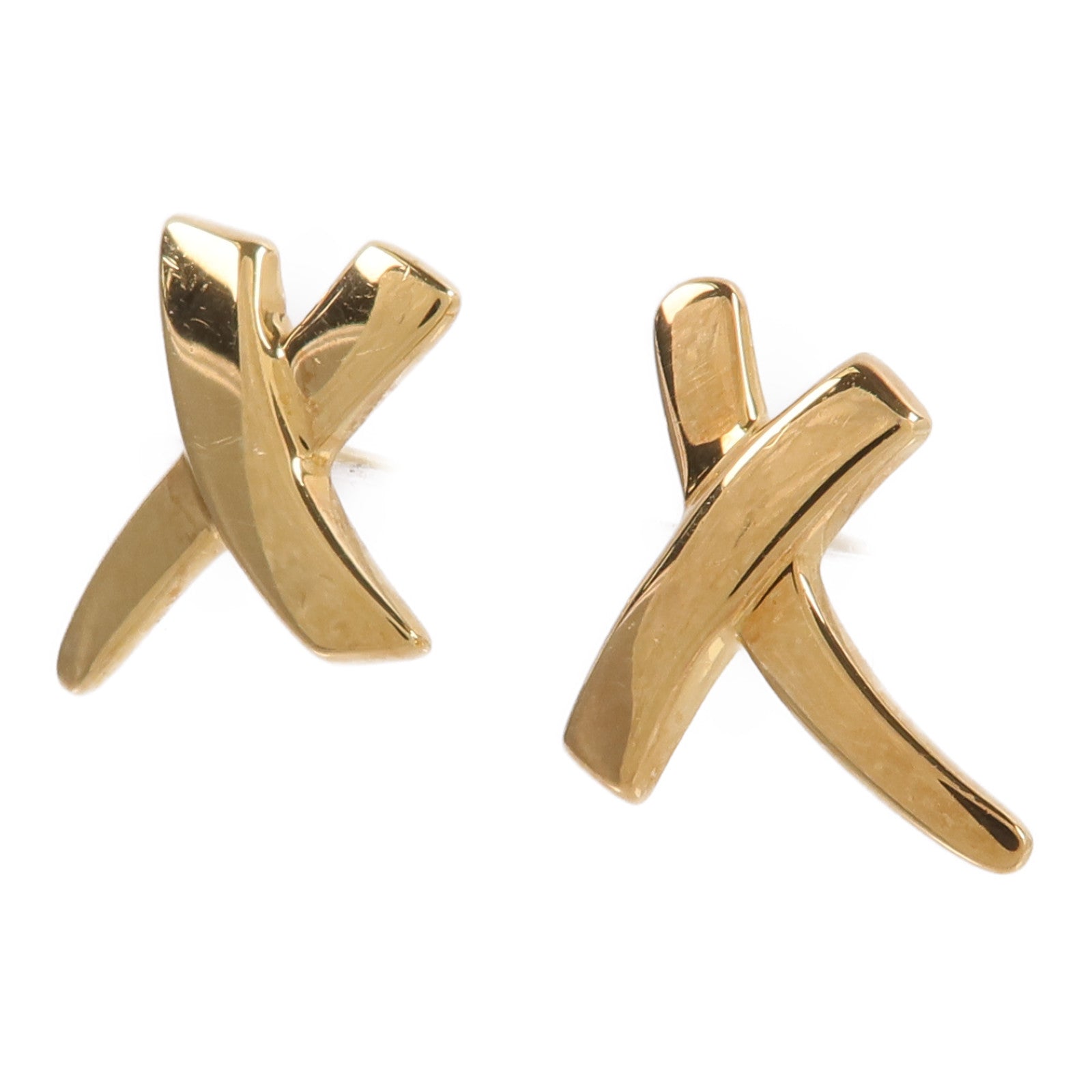 TIFFANY＆CO 18K黃金Picasso Kiss Earring耳環