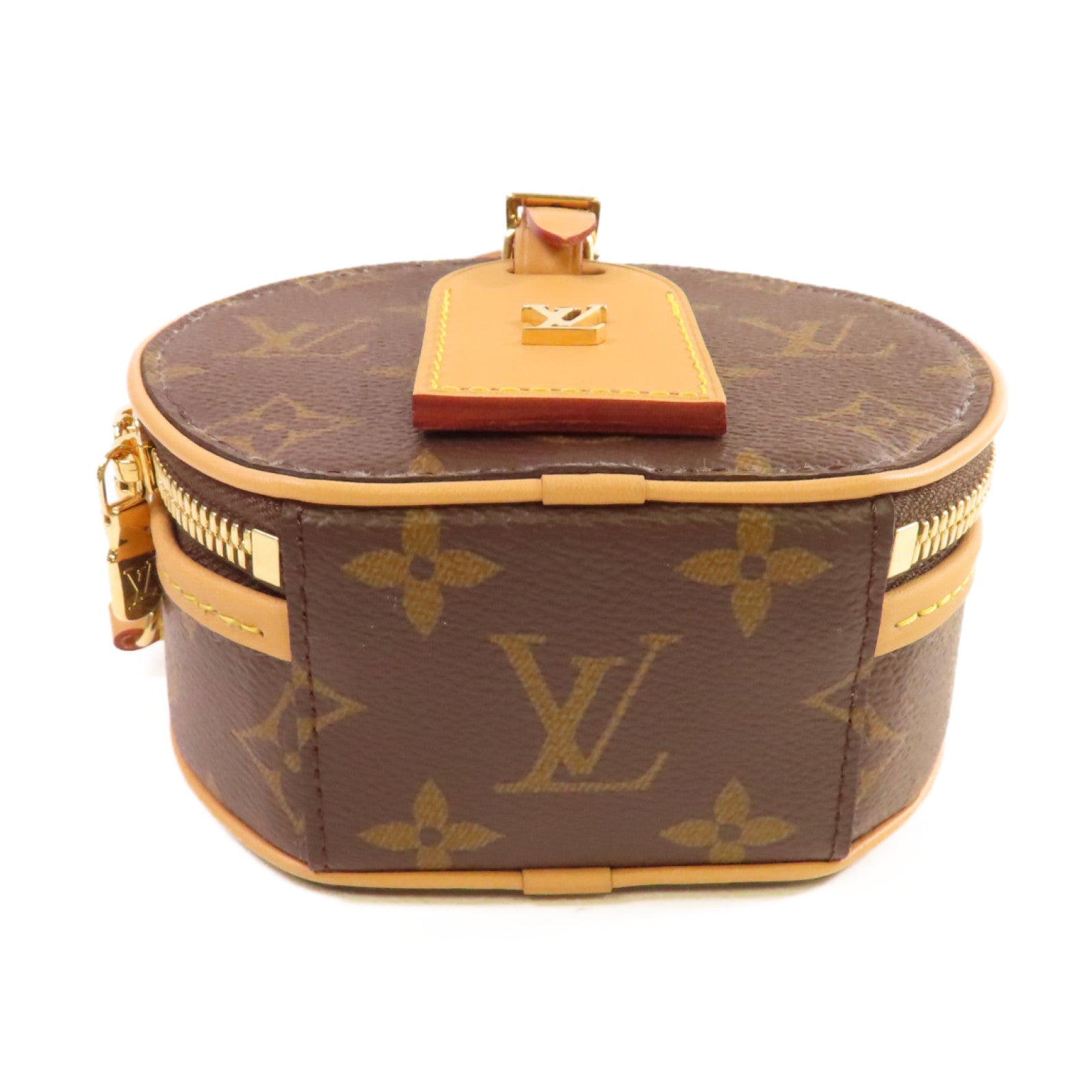 LOUIS VUITTON Monogram Mini Boite Chapeau Shoulder Bag金扣肩背袋啡色