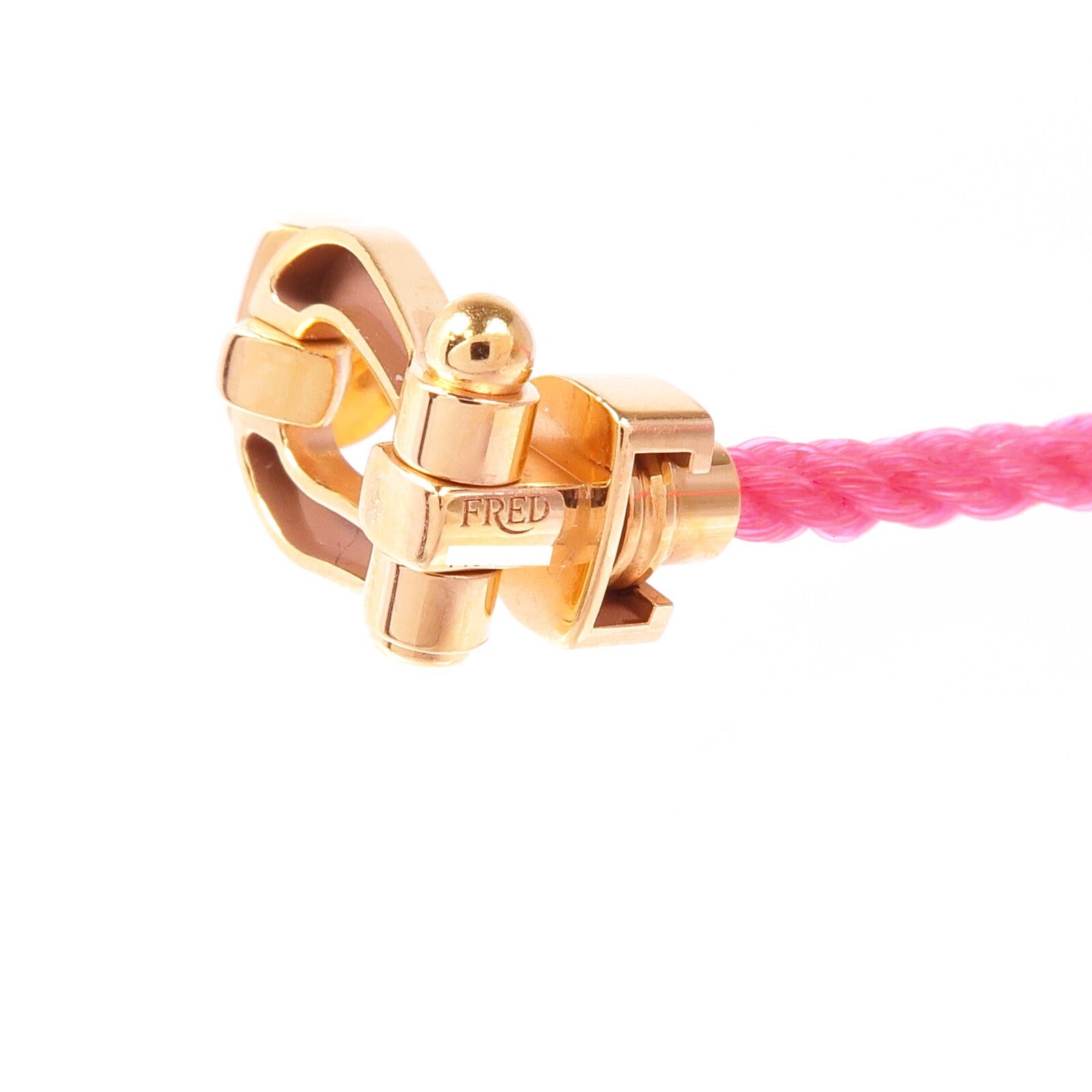 FRED 18K玫瑰金/不鏽鋼Force 10 Bracelet手帶