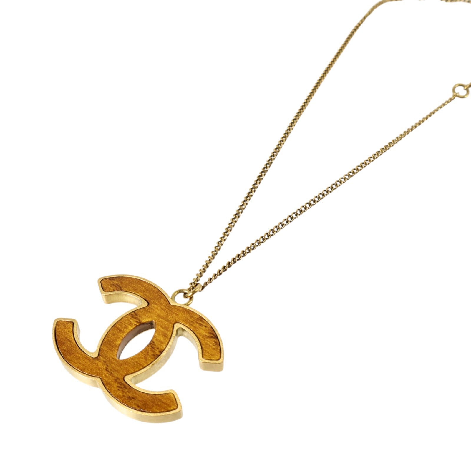 CHANEL 金屬/木質Necklace項鏈