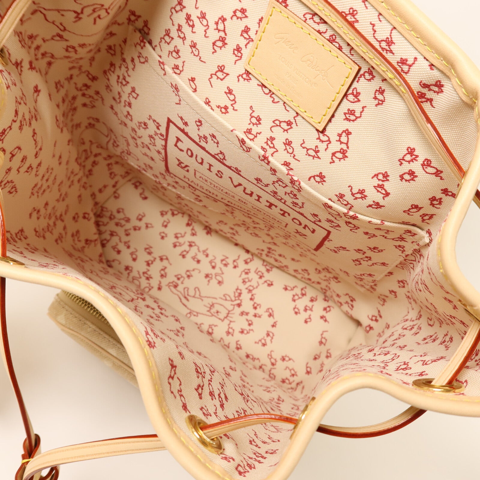 LOUIS VUITTON Meowgram Montsouris PM金扣背包