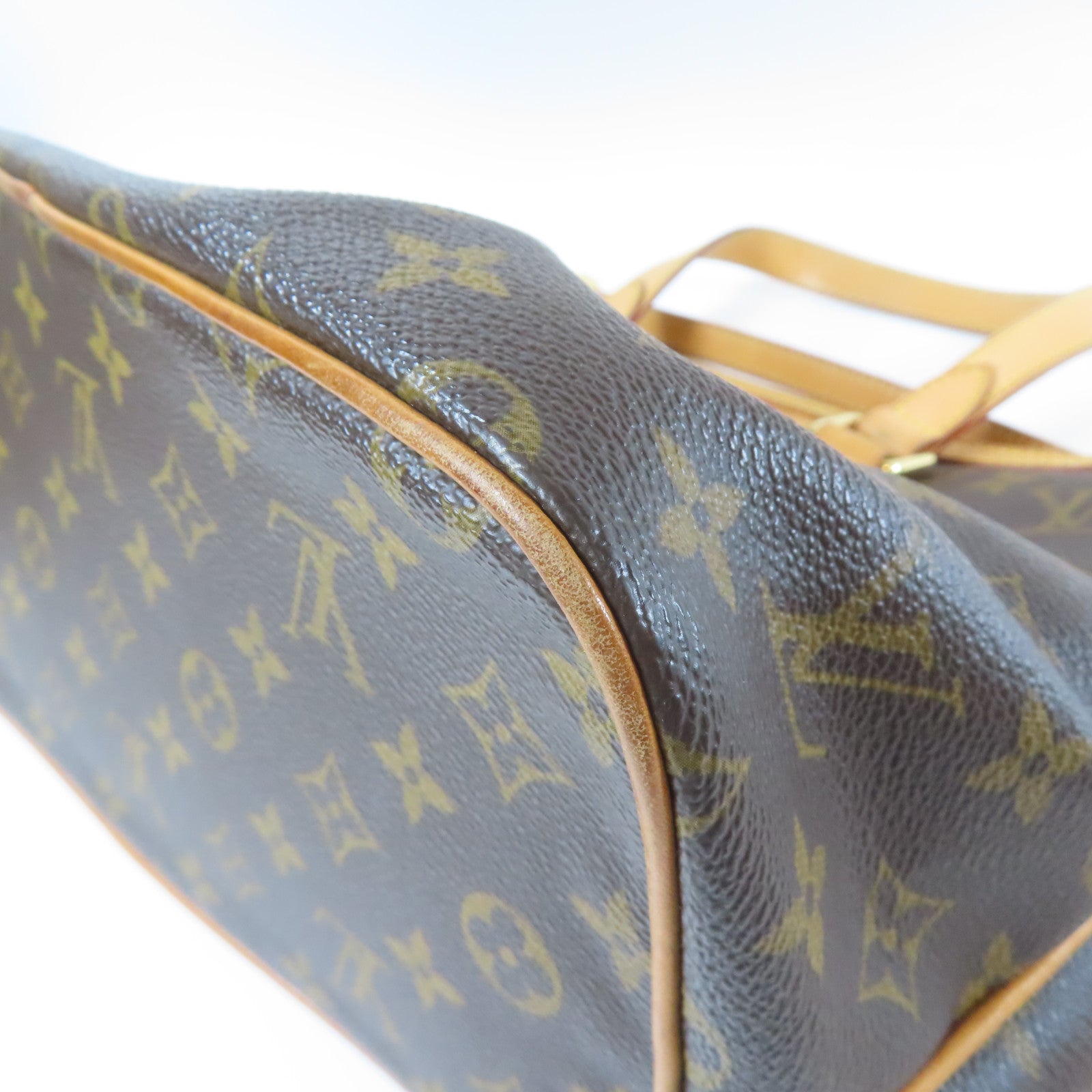 LOUIS VUITTON Monogram Palermo PM金扣手挽肩背兩用袋啡色