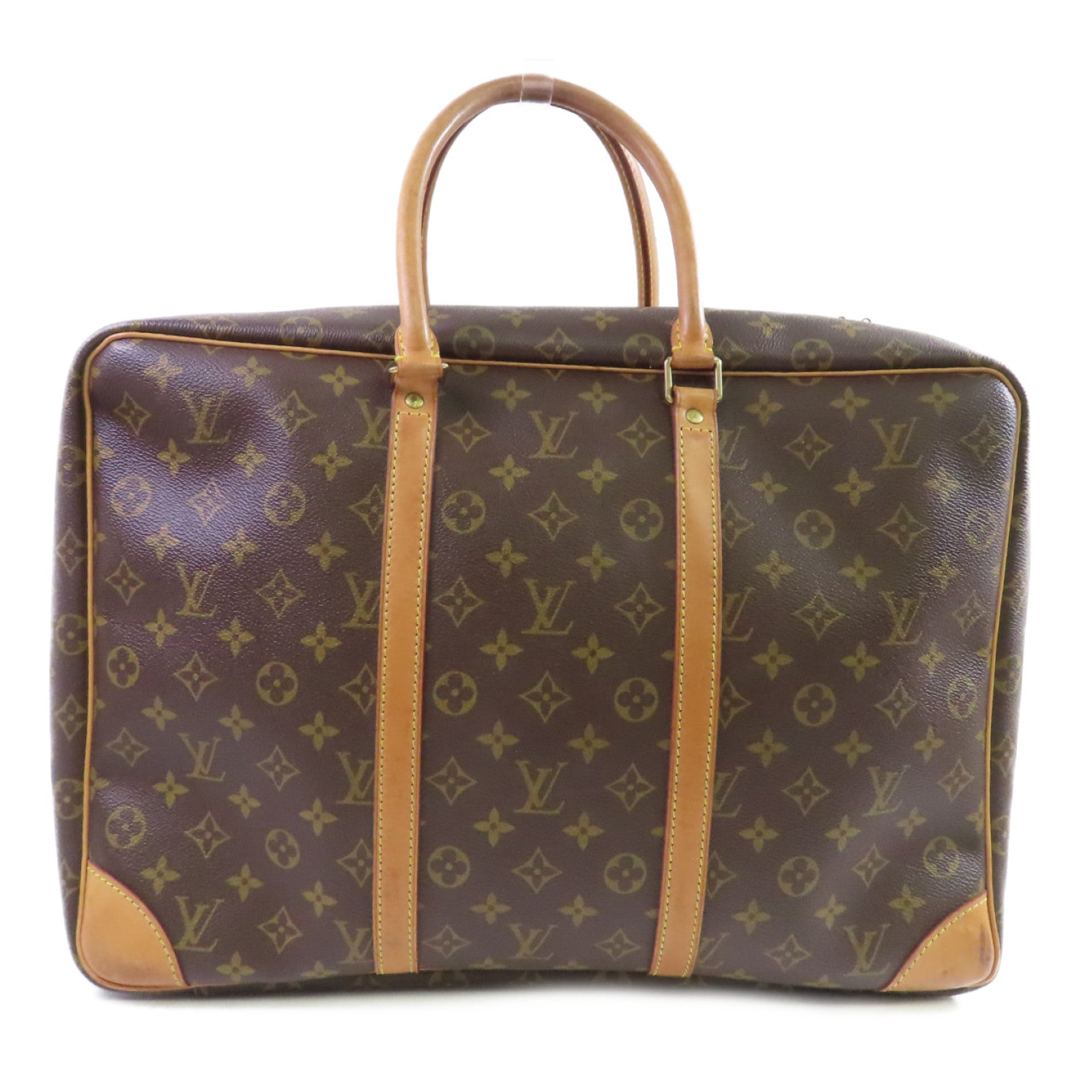 LOUIS VUITTON Monogram Sirius 45 Boston Bag金扣行李袋啡色