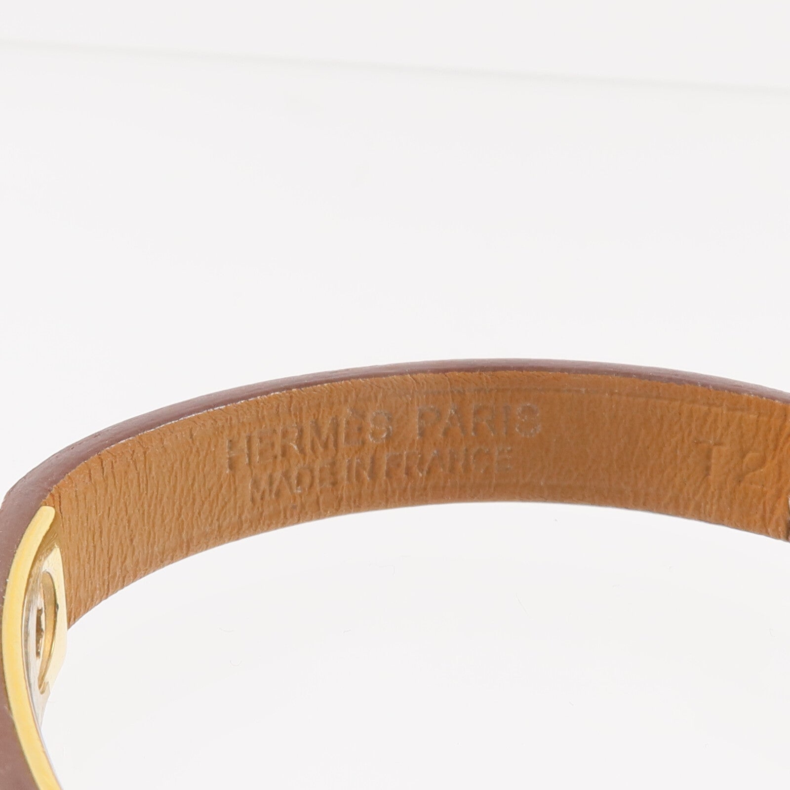 HERMES 【激減優惠】Swift皮革Mini Rivale Bracelet手帶Mauve Sylvestre
