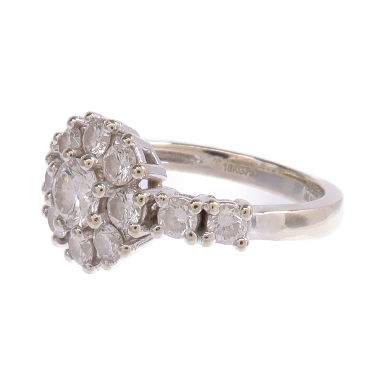 JEWELRY 18K白金Diamond Ring鑽石戒指US#5.25